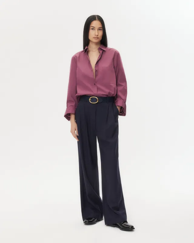 Next Morning Shirt in Super Compact Poplin sold by TWP CLOTHING