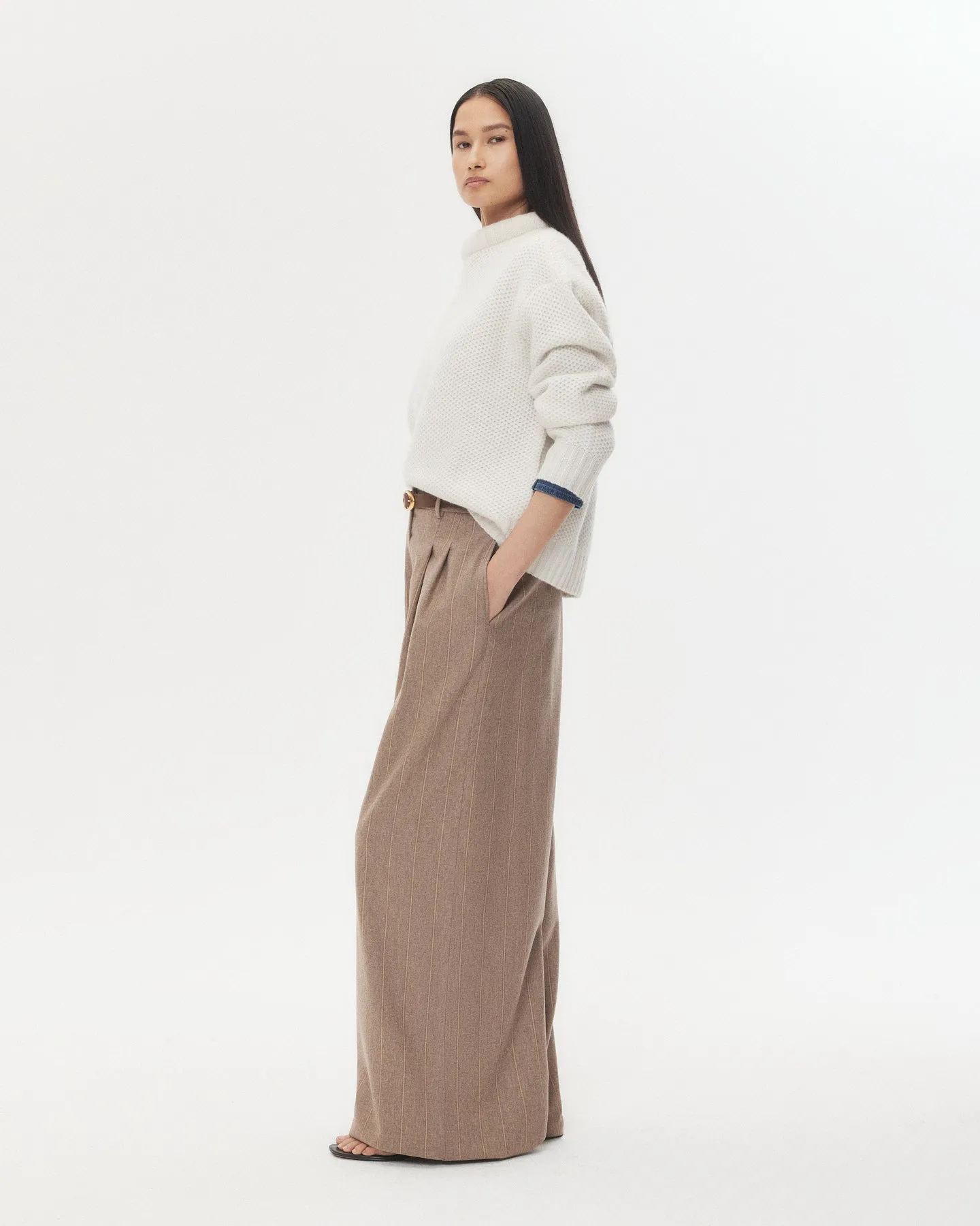 Waffle Thermal in Cashmere sold by TWP CLOTHING product image thumbnail 5