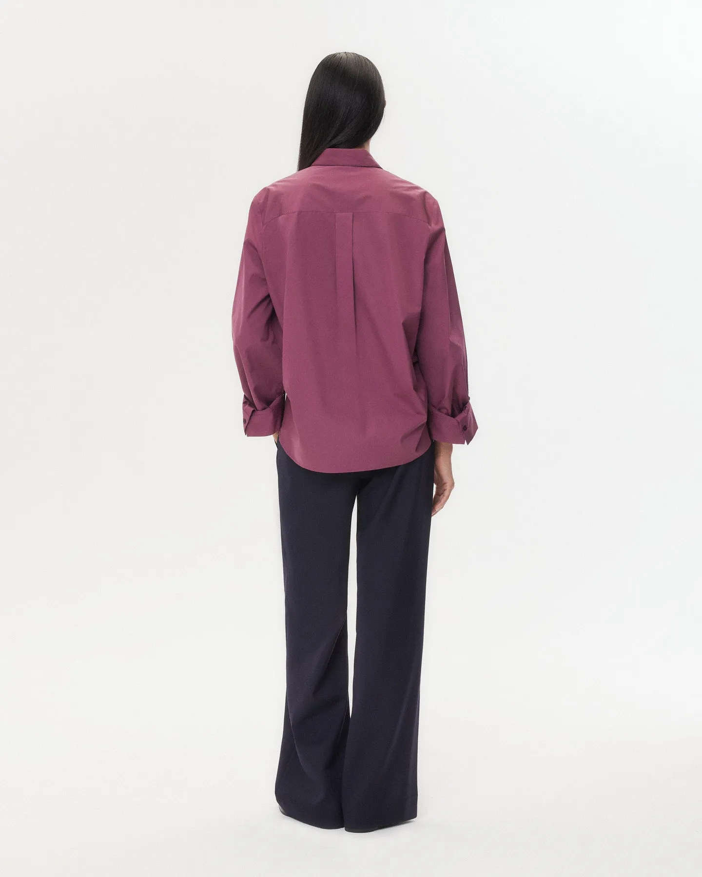Sulli Pant in Micro Herringbone Suiting sold by TWP CLOTHING product image thumbnail 5