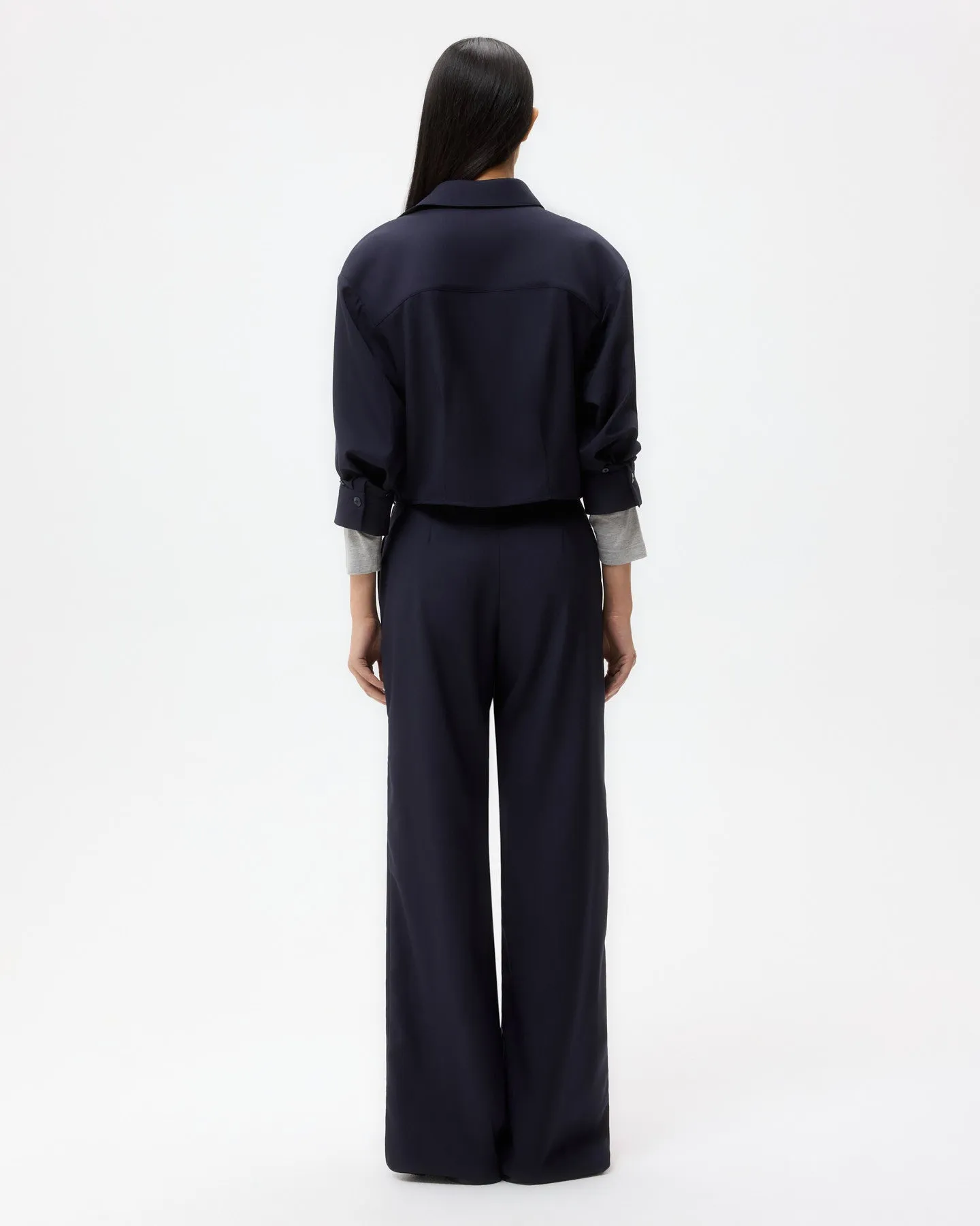 Next Chapter Shirt in Micro Herringbone Suiting sold by TWP CLOTHING product image thumbnail 5