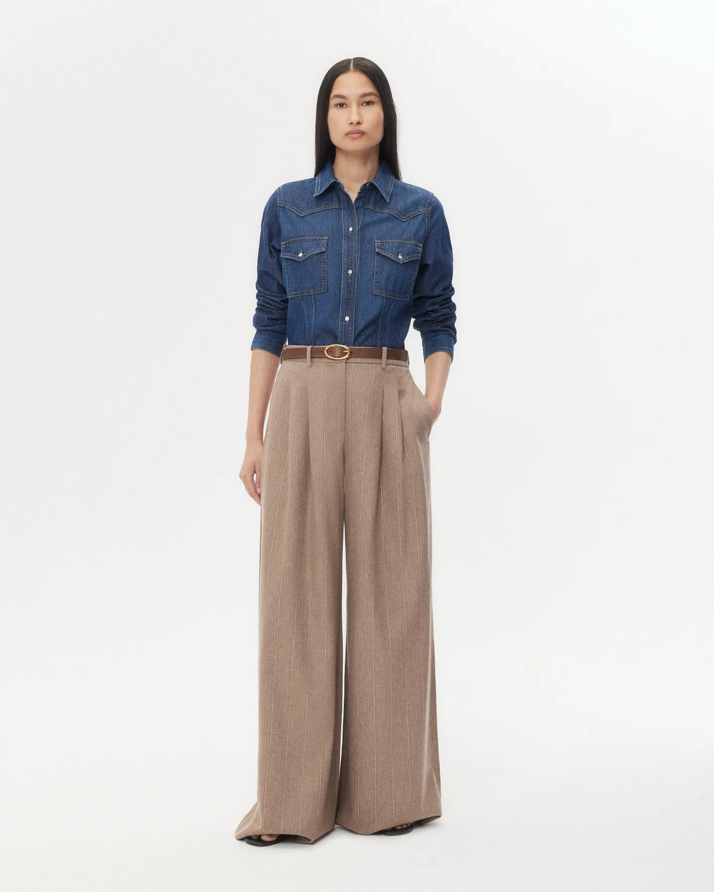 Avery Pant in Stretch Wool sold by TWP CLOTHING product image thumbnail 2