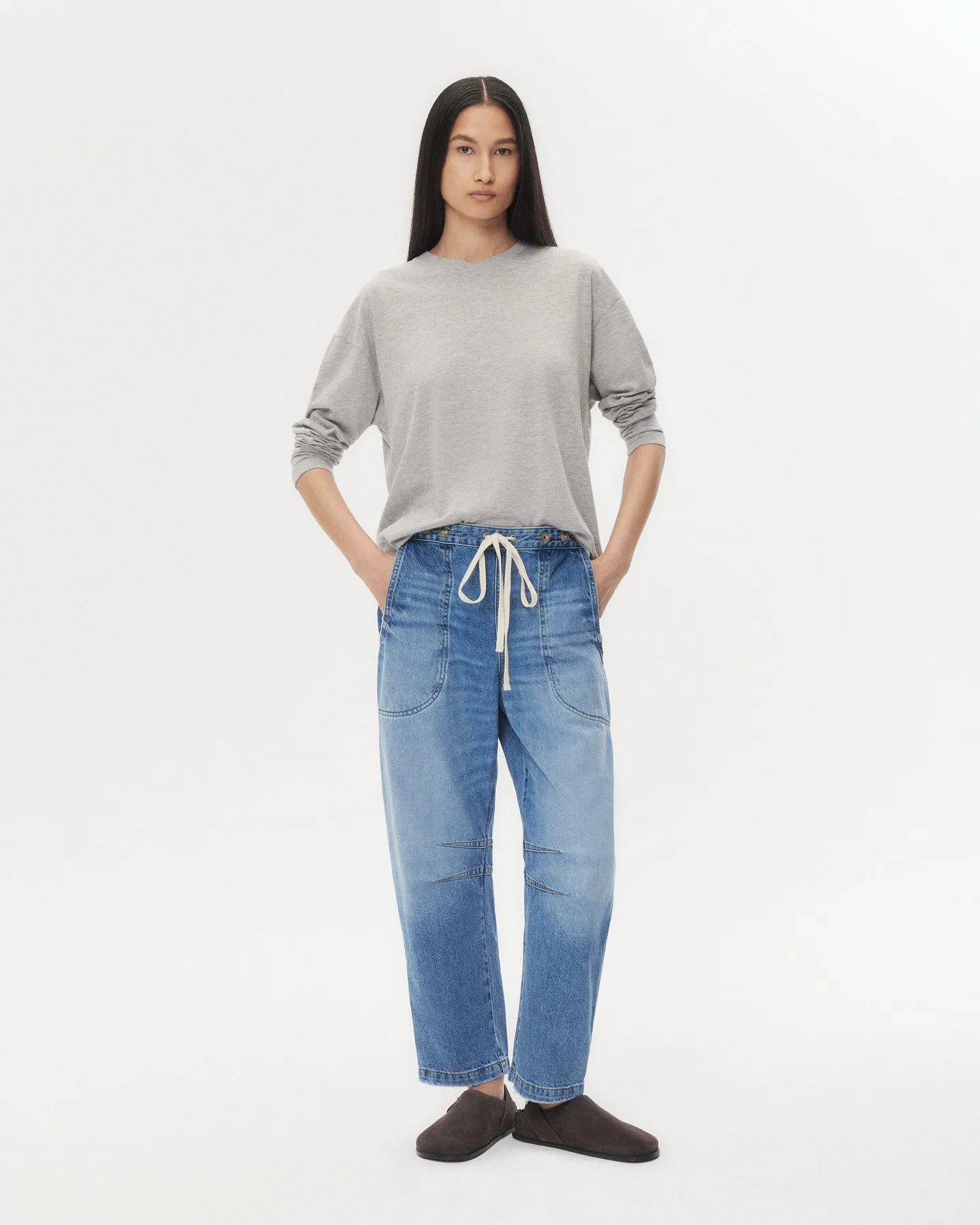 LS High V Shirt in Supima Cotton sold by TWP CLOTHING product image thumbnail 3