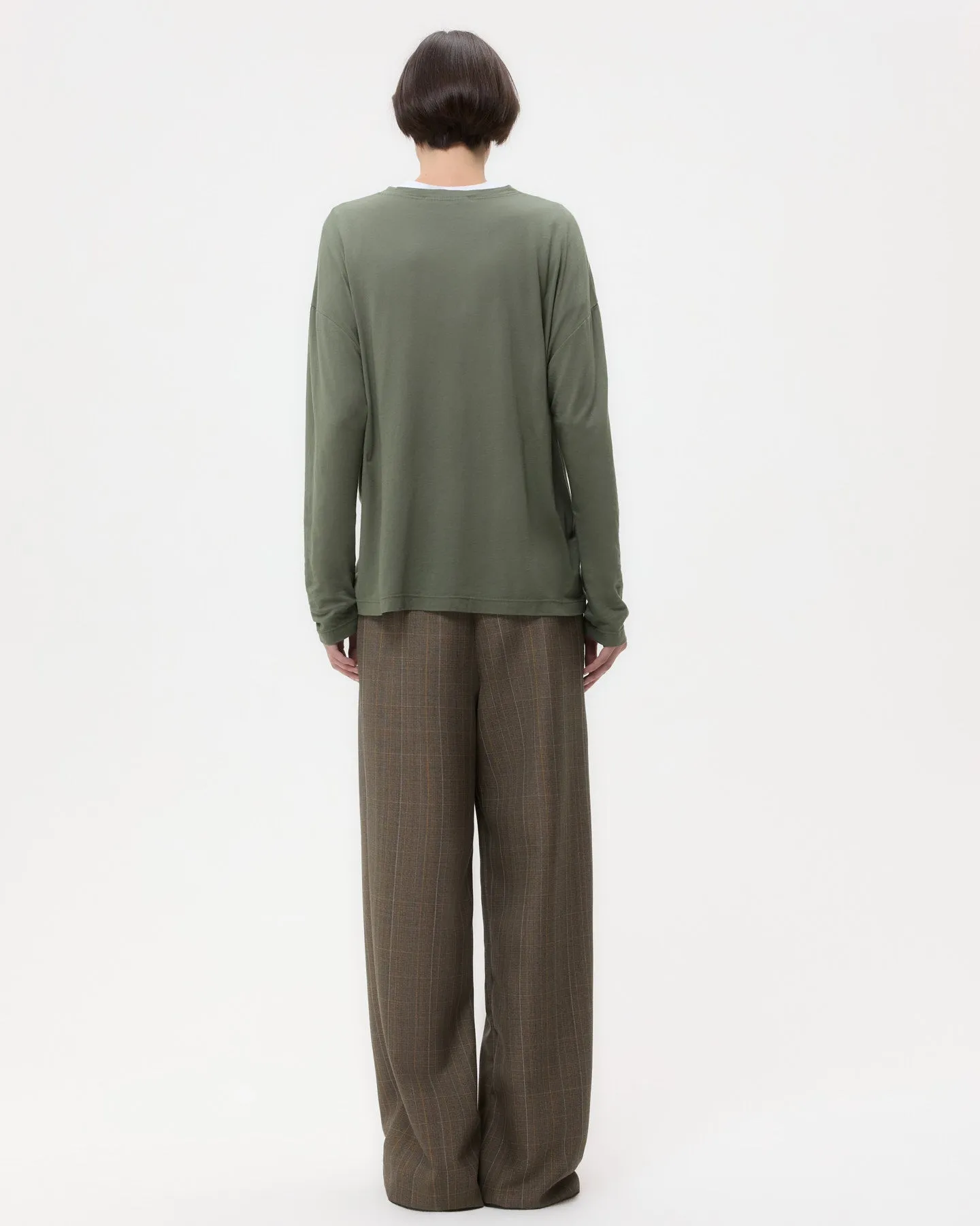 LS High V Shirt in Supima Cotton sold by TWP CLOTHING product image thumbnail 5