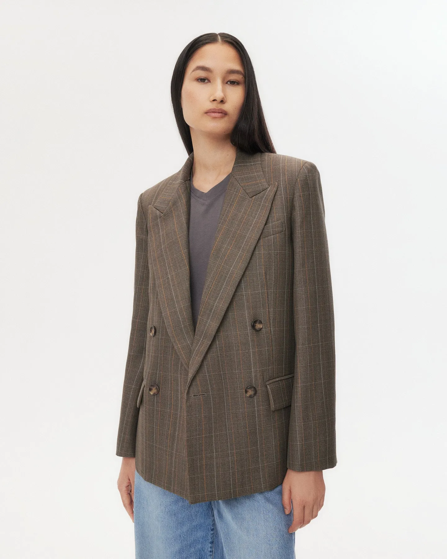 Harper Blazer in Stretch Wool sold by TWP CLOTHING