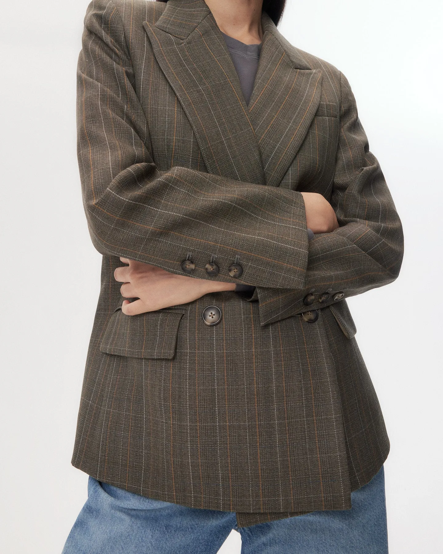 Harper Blazer in Stretch Wool sold by TWP CLOTHING product image thumbnail 3