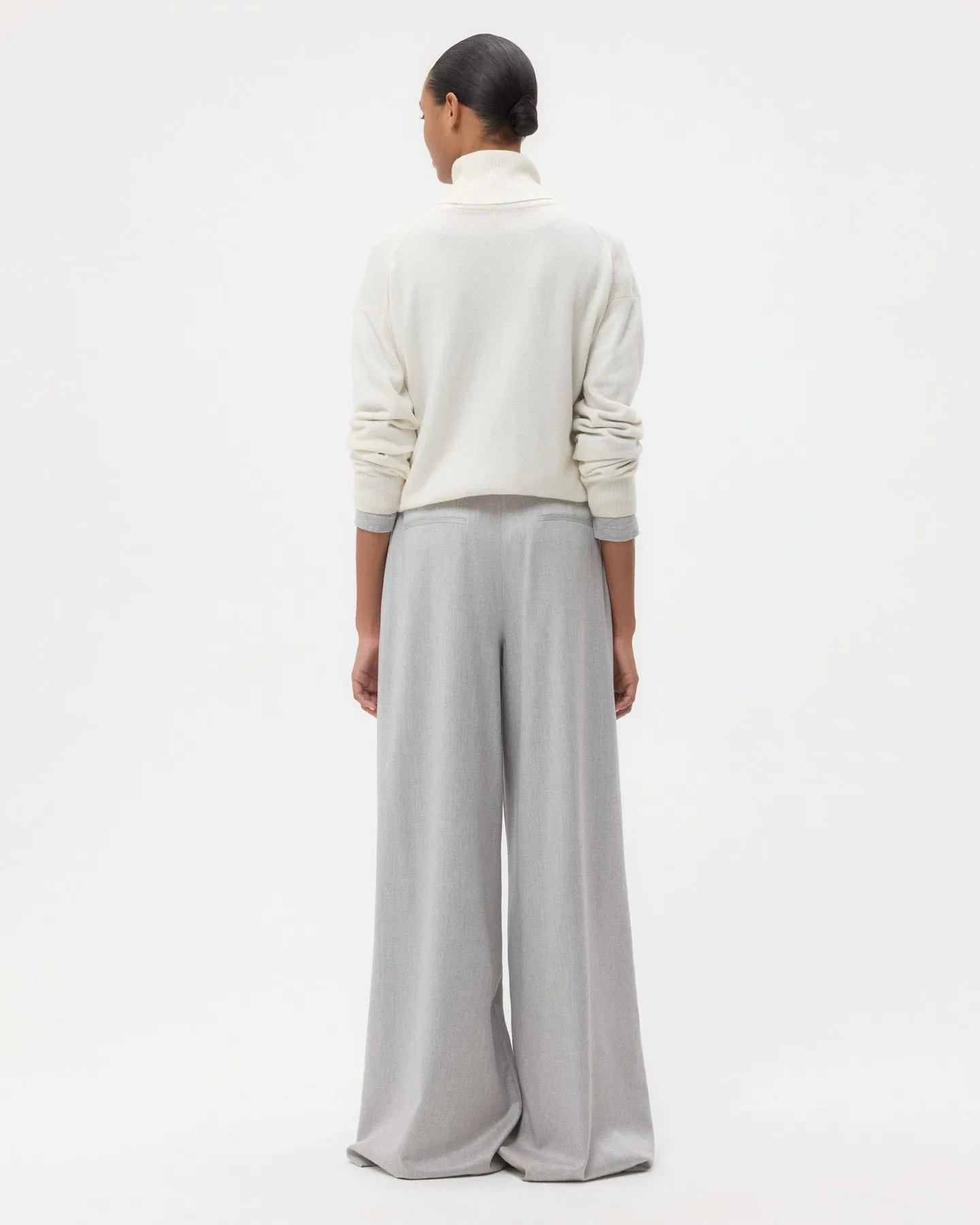 Avery Pant in Viscose Wool Suiting sold by TWP CLOTHING product image thumbnail 5