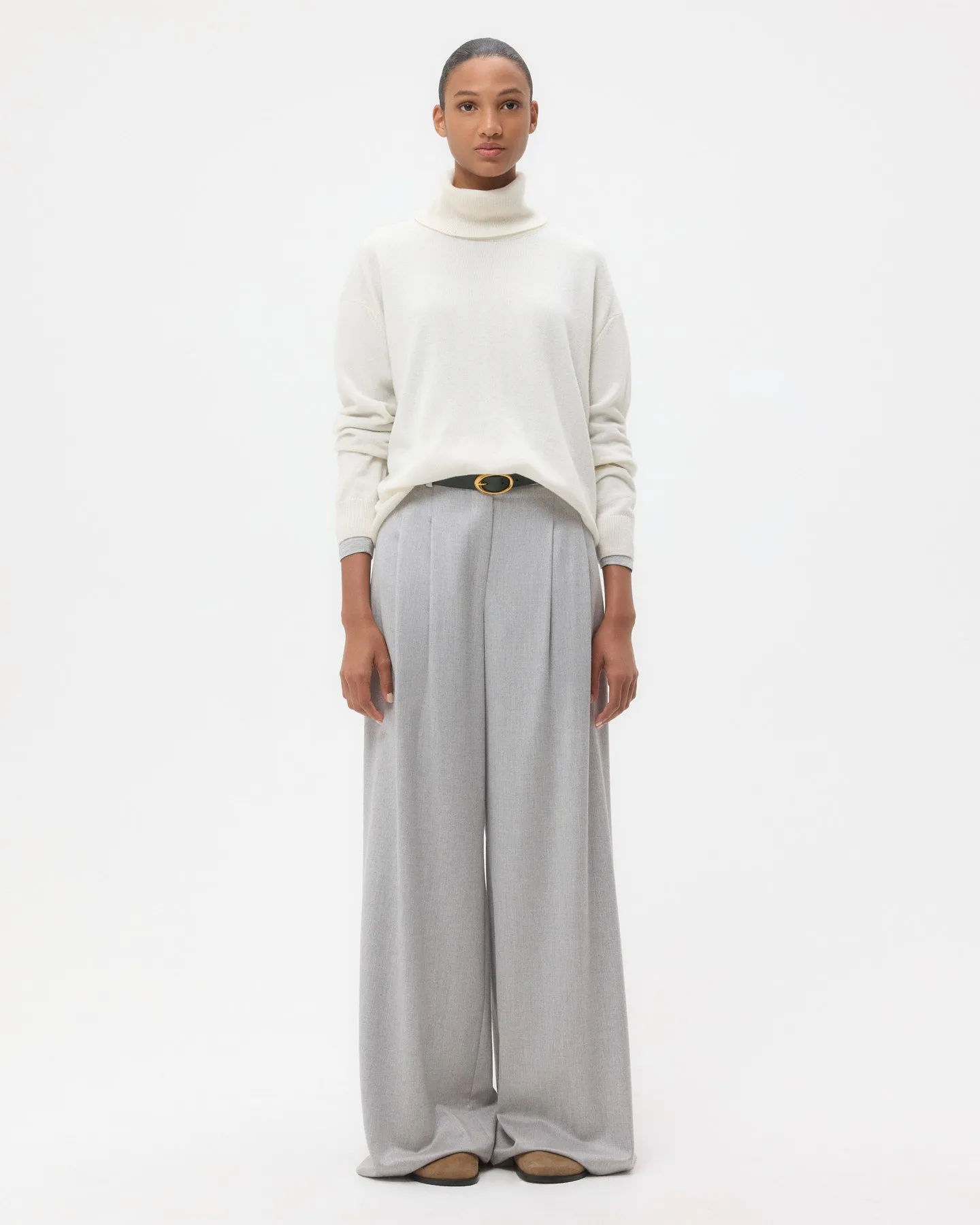 Avery Pant in Viscose Wool Suiting sold by TWP CLOTHING product image thumbnail 2