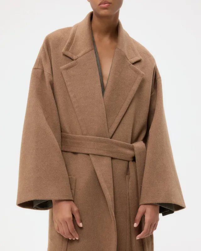 Em Coat in Cashmere sold by TWP CLOTHING