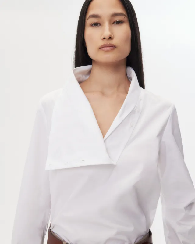 My Maria Top in Super Compact Poplin sold by TWP CLOTHING