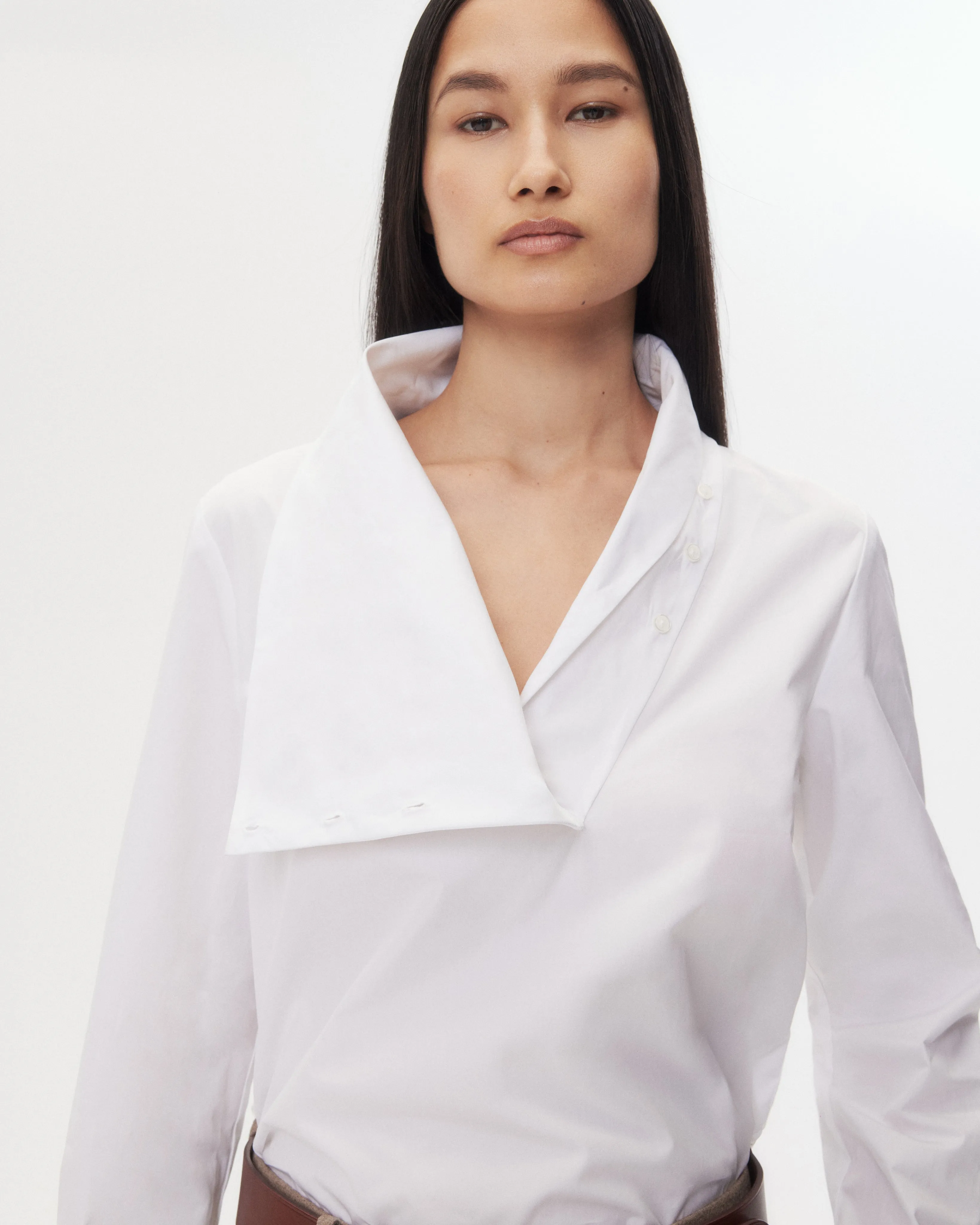 My Maria Top in Super Compact Poplin sold by TWP CLOTHING