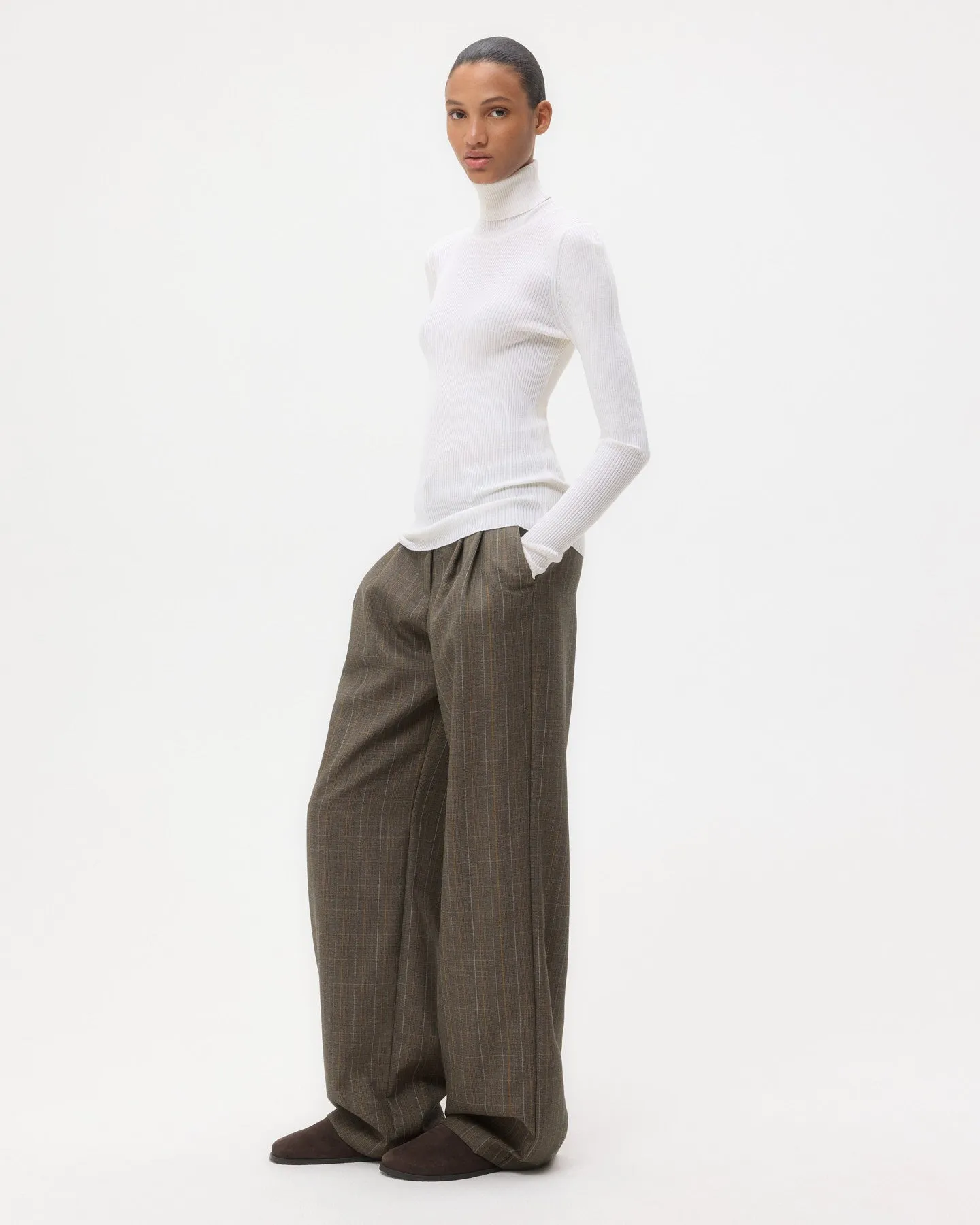 Knit Turtleneck in Merino Wool sold by TWP CLOTHING product image thumbnail 3