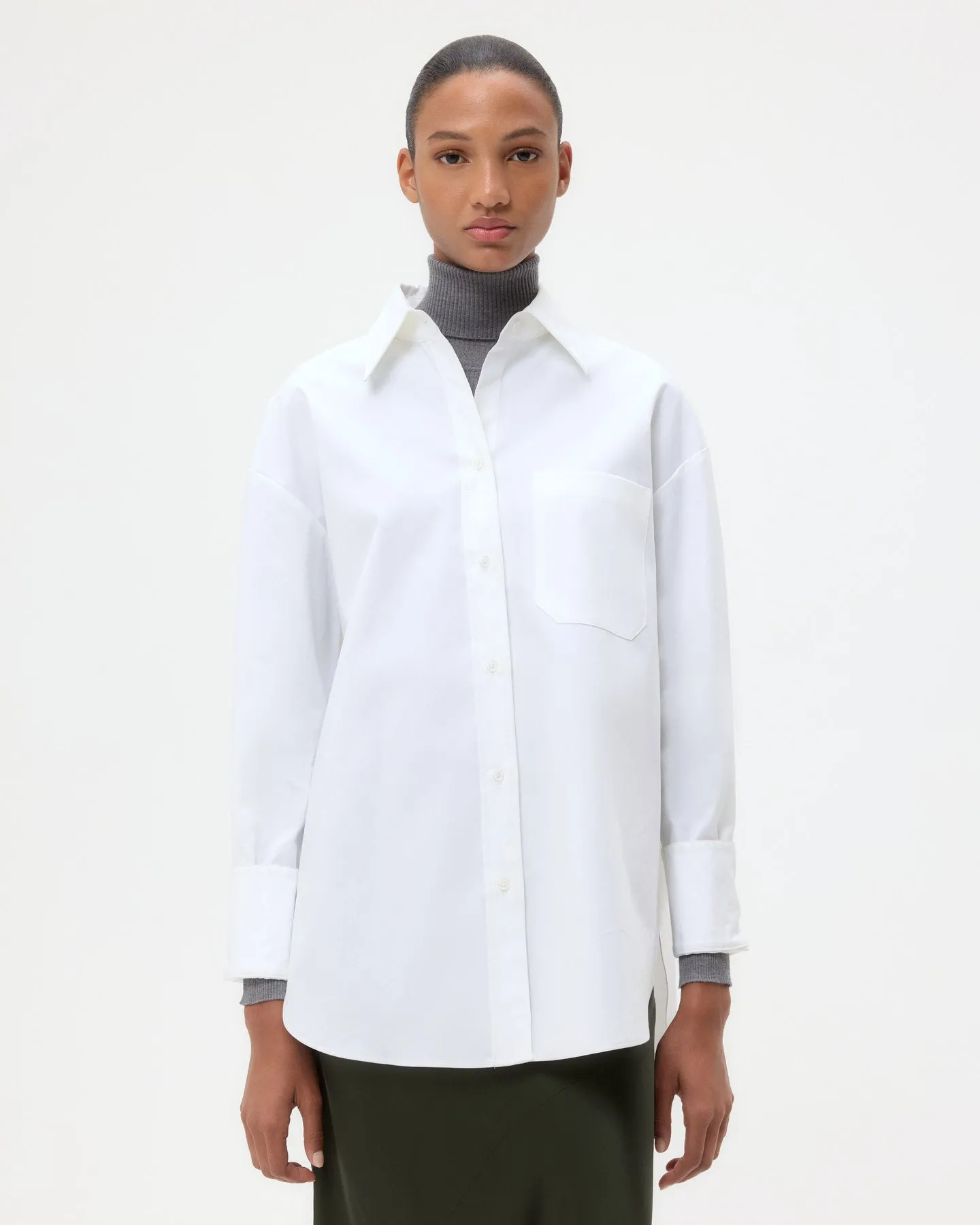 Big Joe Shirt in Super Compact Poplin sold by TWP CLOTHING product image thumbnail 5