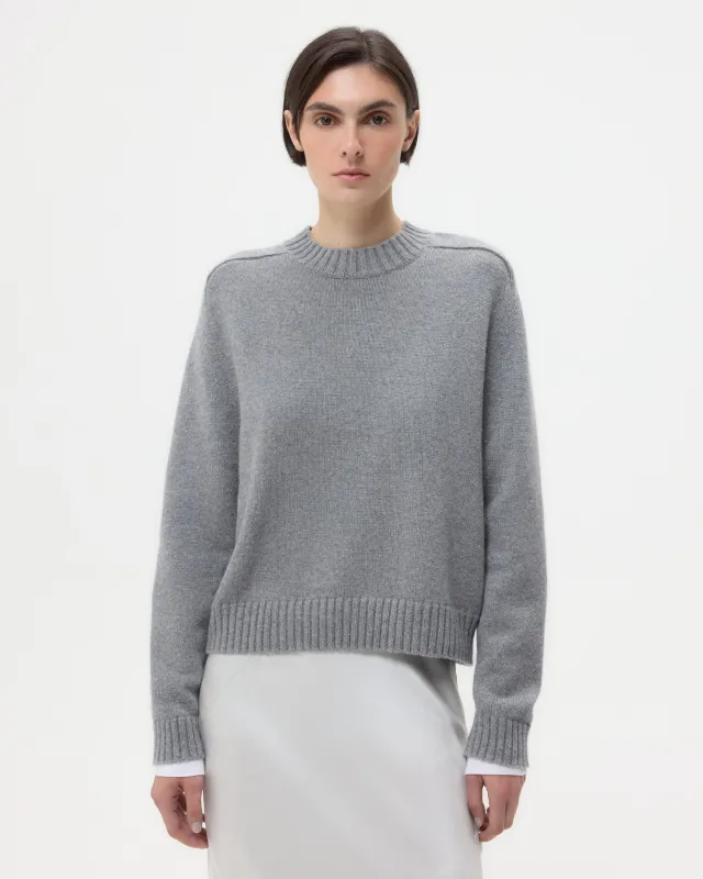 New Jill Crewneck in Cashmere sold by TWP CLOTHING