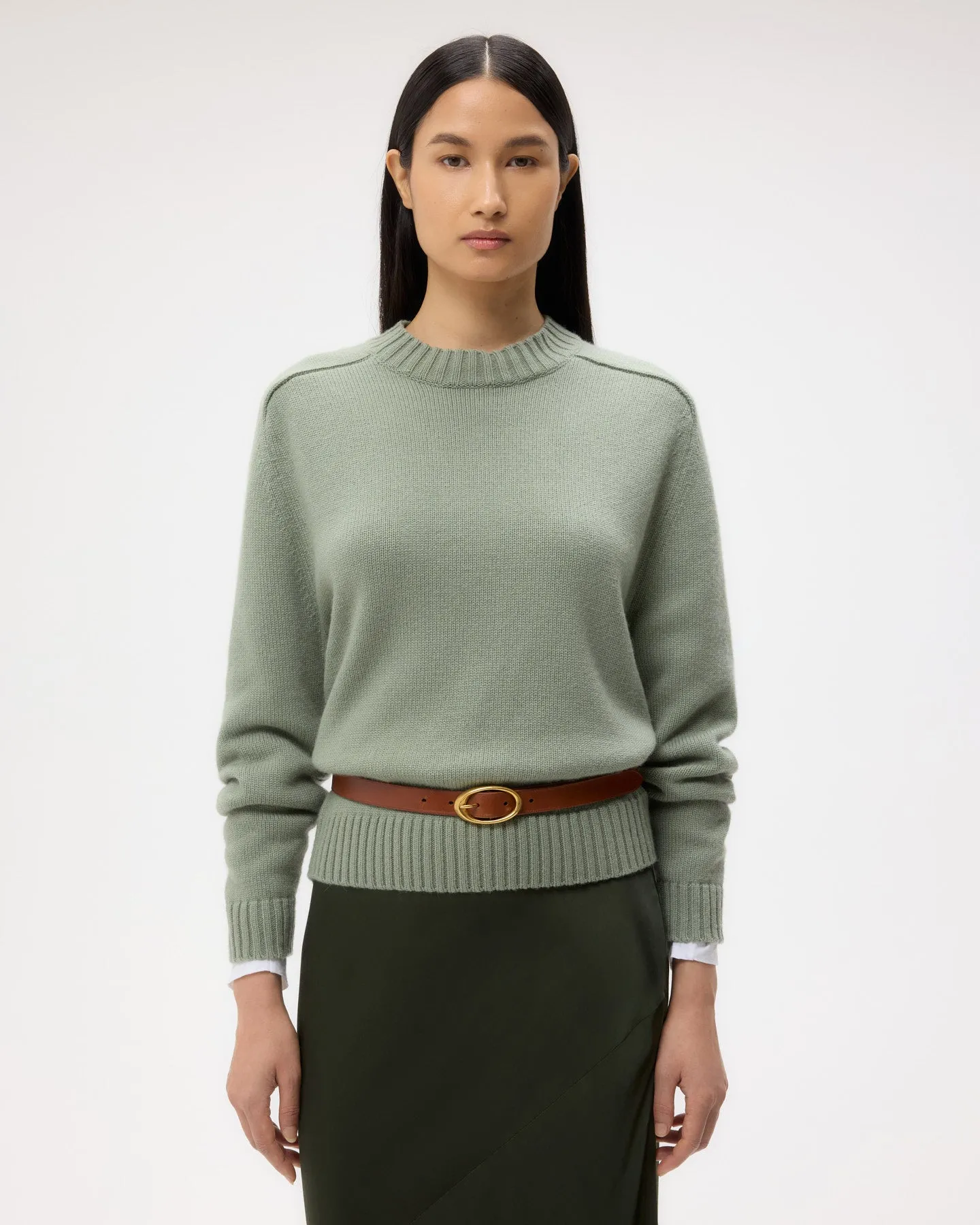 New Jill Crewneck in Cashmere sold by TWP CLOTHING