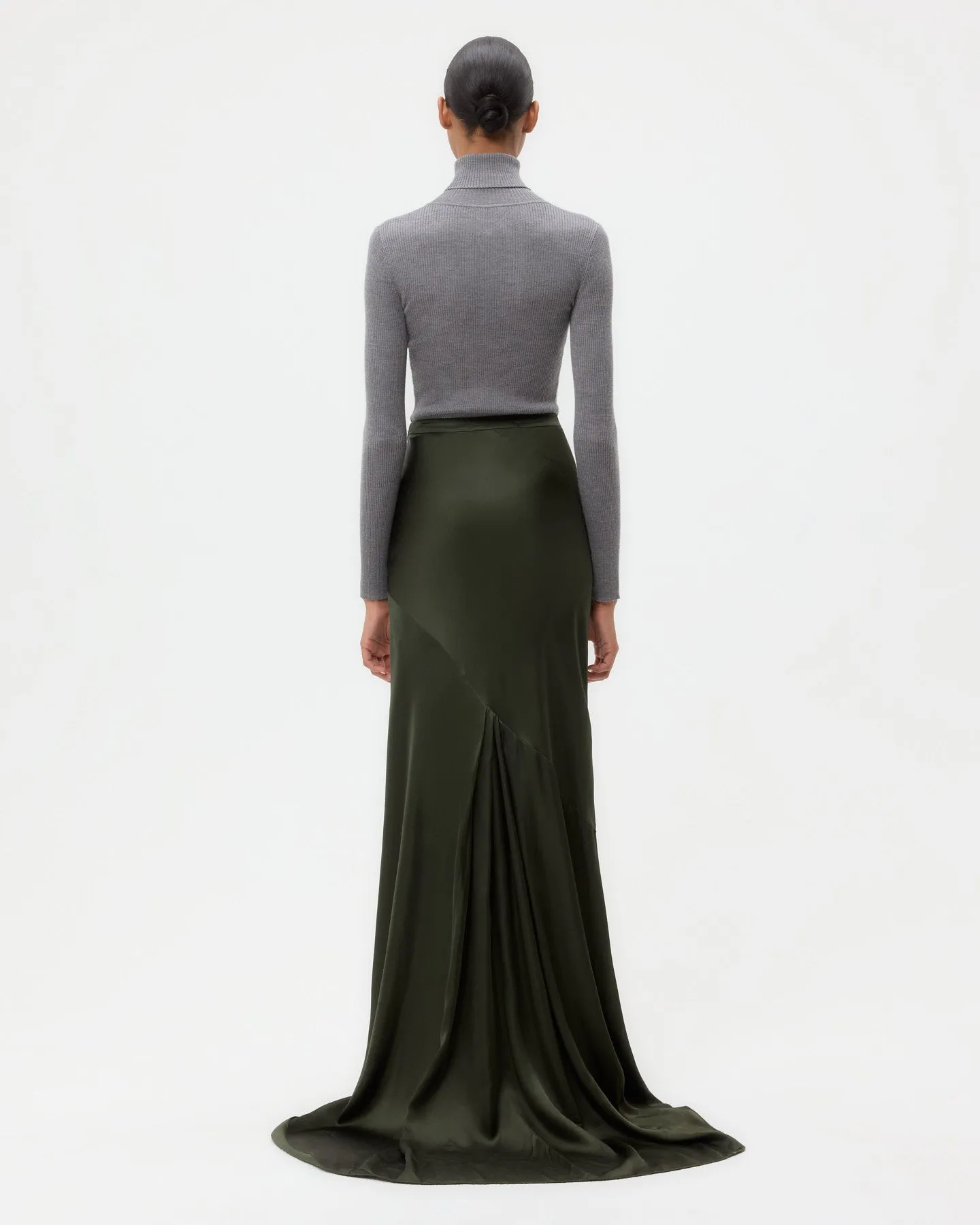 My Endless Love Skirt in Shiny Satin sold by TWP CLOTHING product image thumbnail 5