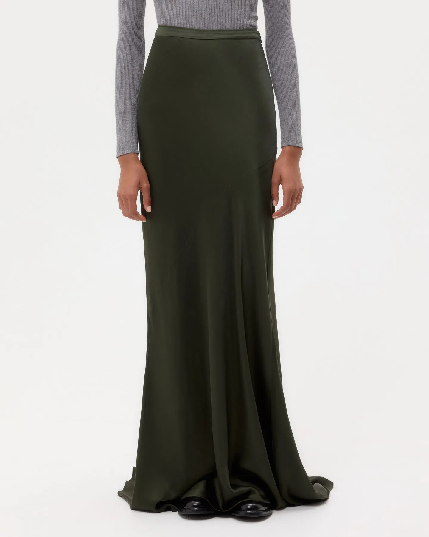 My Endless Love Skirt in Shiny Satin sold by TWP CLOTHING product image thumbnail 3