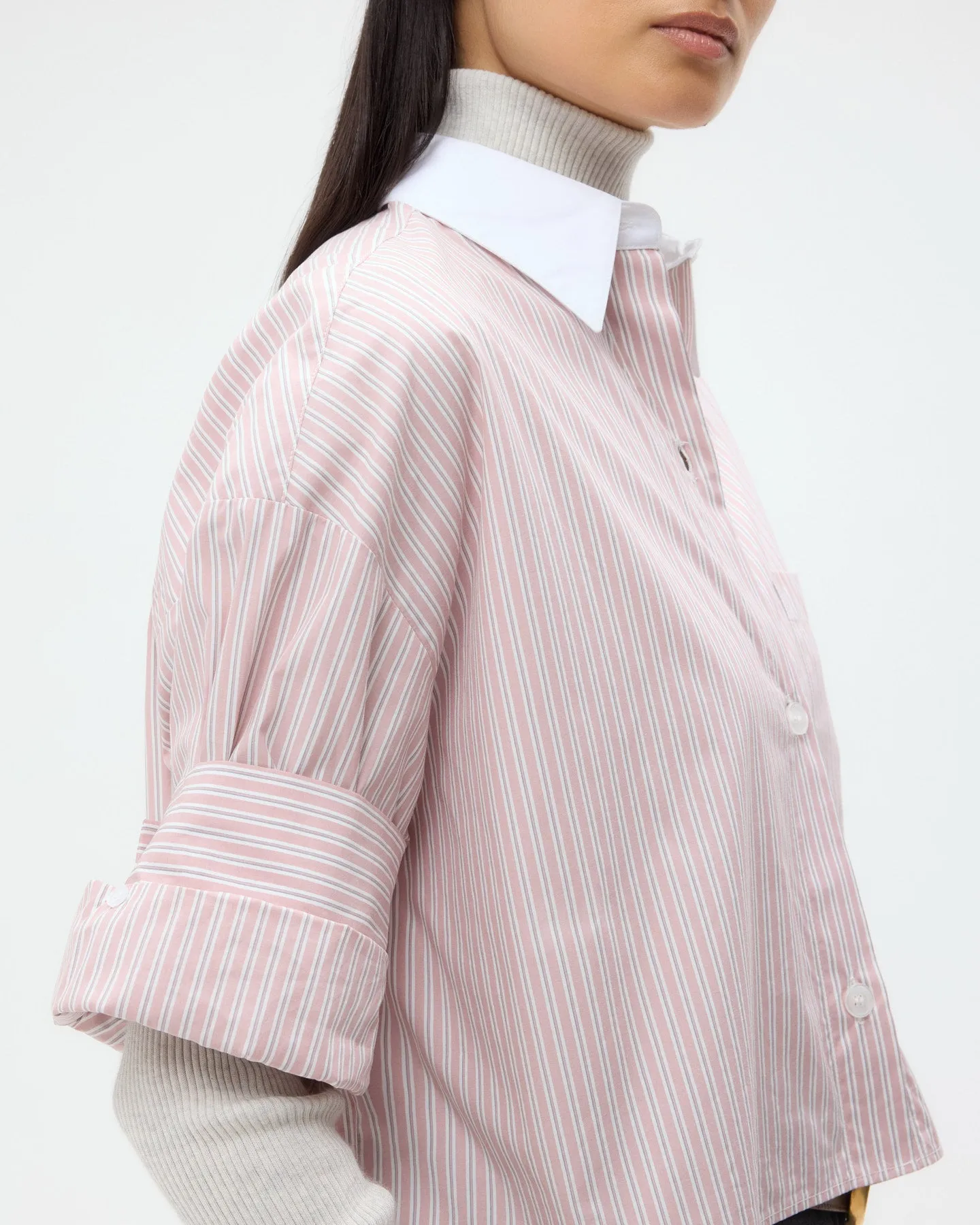 Next Ex Shirt in Classic Barre Striped Cotton sold by TWP CLOTHING product image thumbnail 2