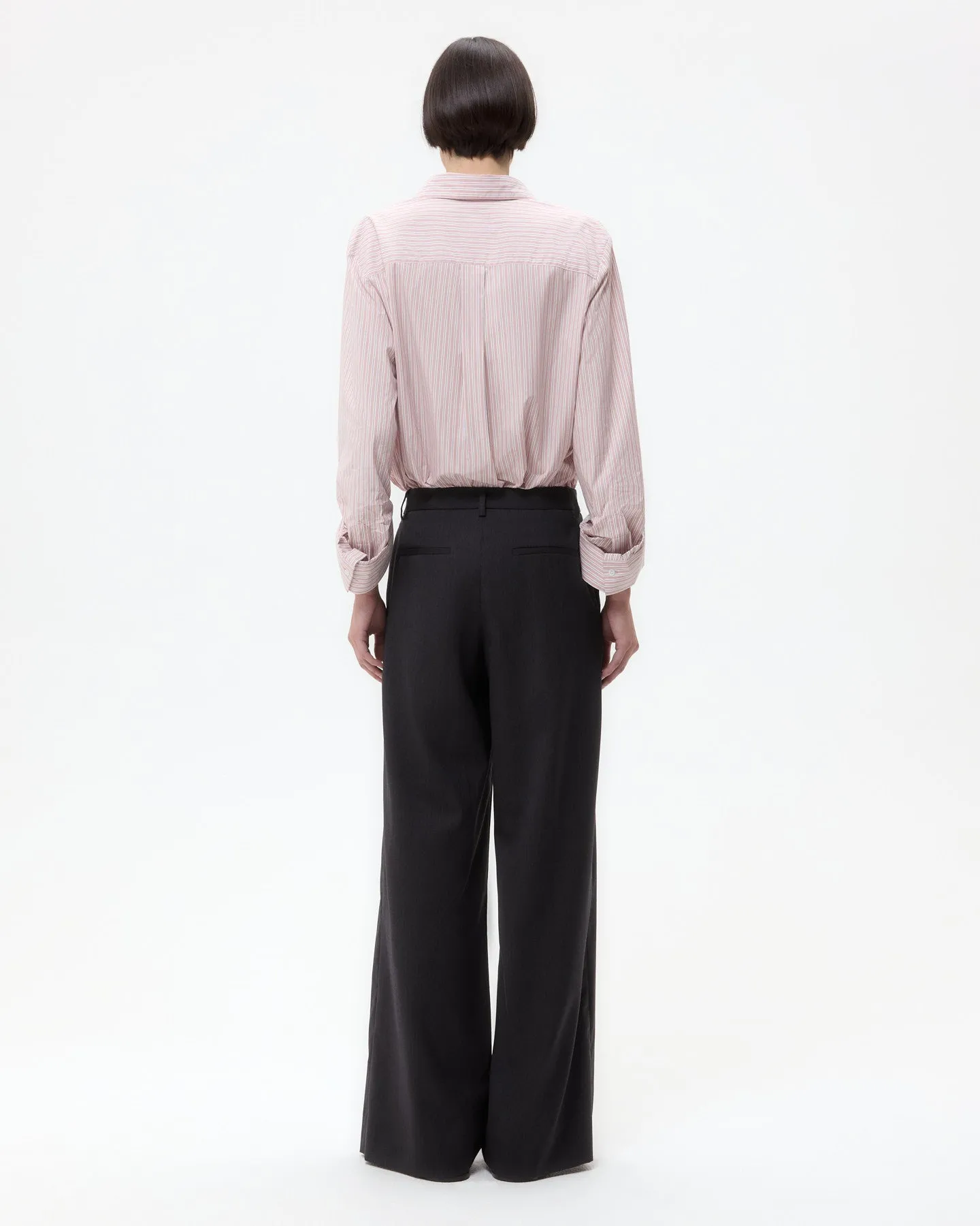 Next Morning Shirt in Classic Barre Stripe Cotton sold by TWP CLOTHING product image thumbnail 5