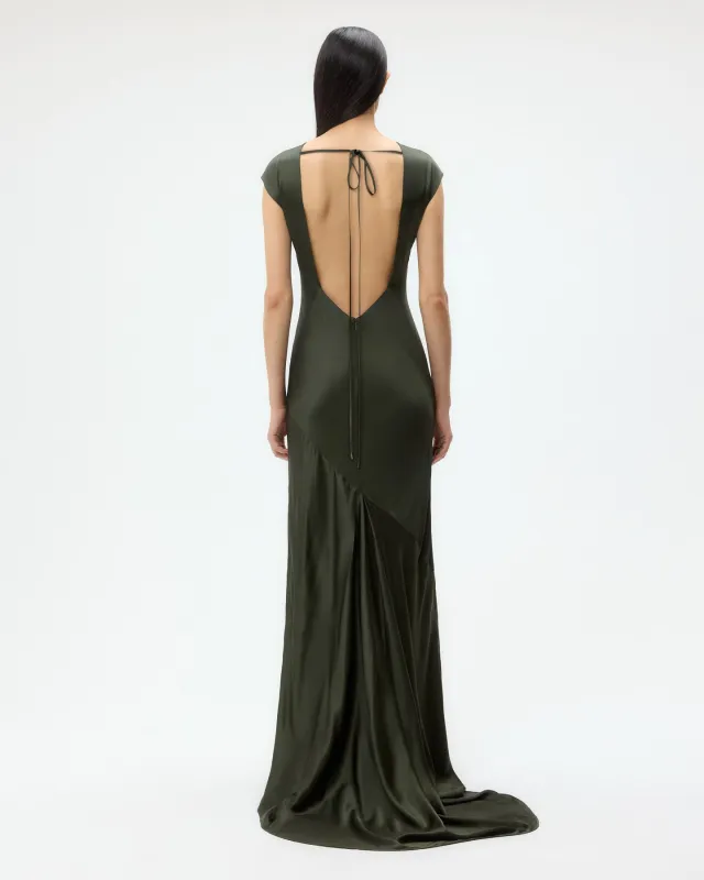 Back to You Dress in Shiny Satin sold by TWP CLOTHING