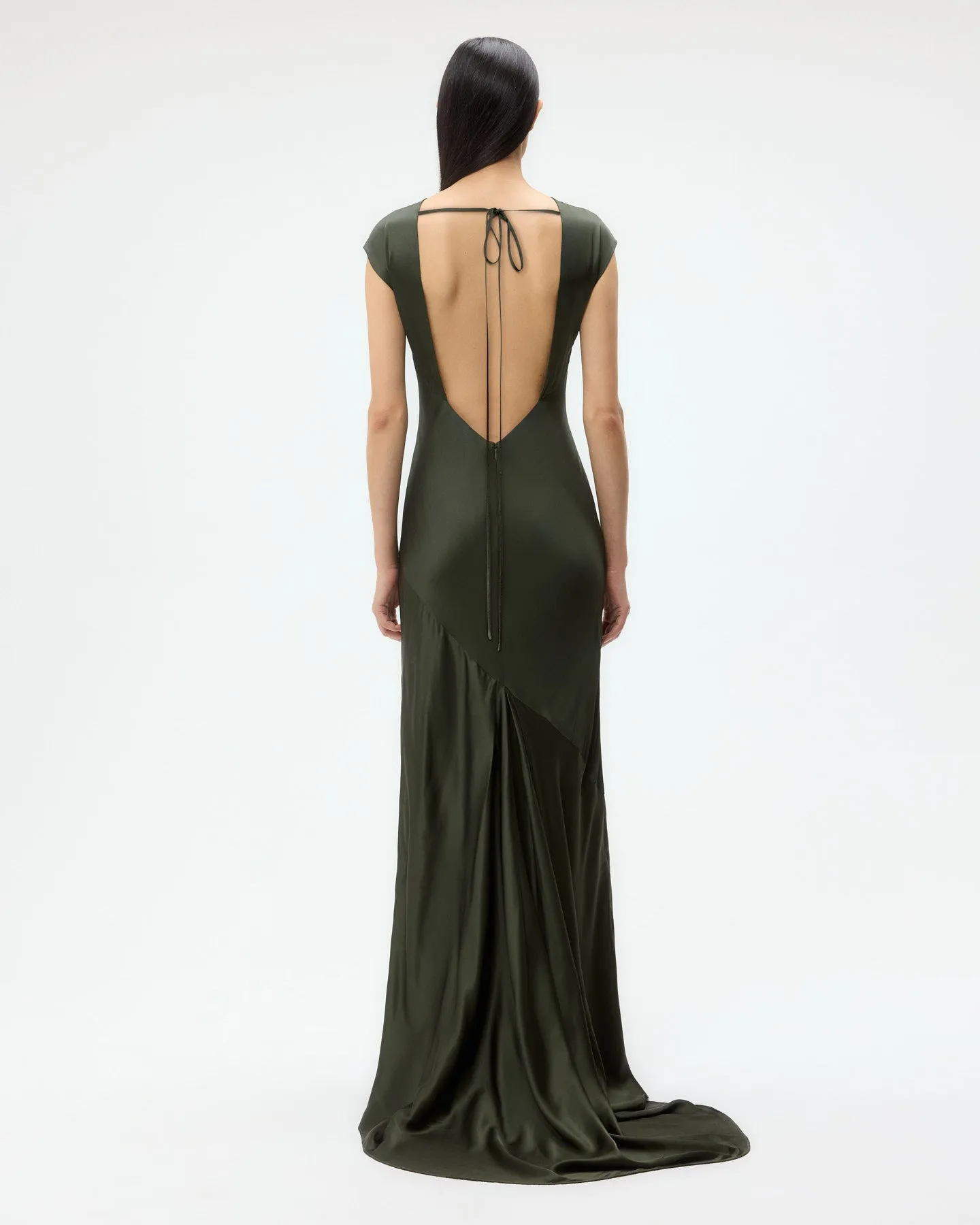 Back to You Dress in Shiny Satin sold by TWP CLOTHING