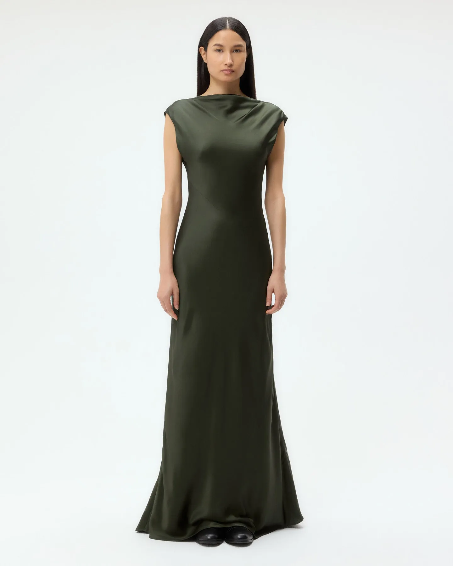 Back to You Dress in Shiny Satin sold by TWP CLOTHING product image thumbnail 3