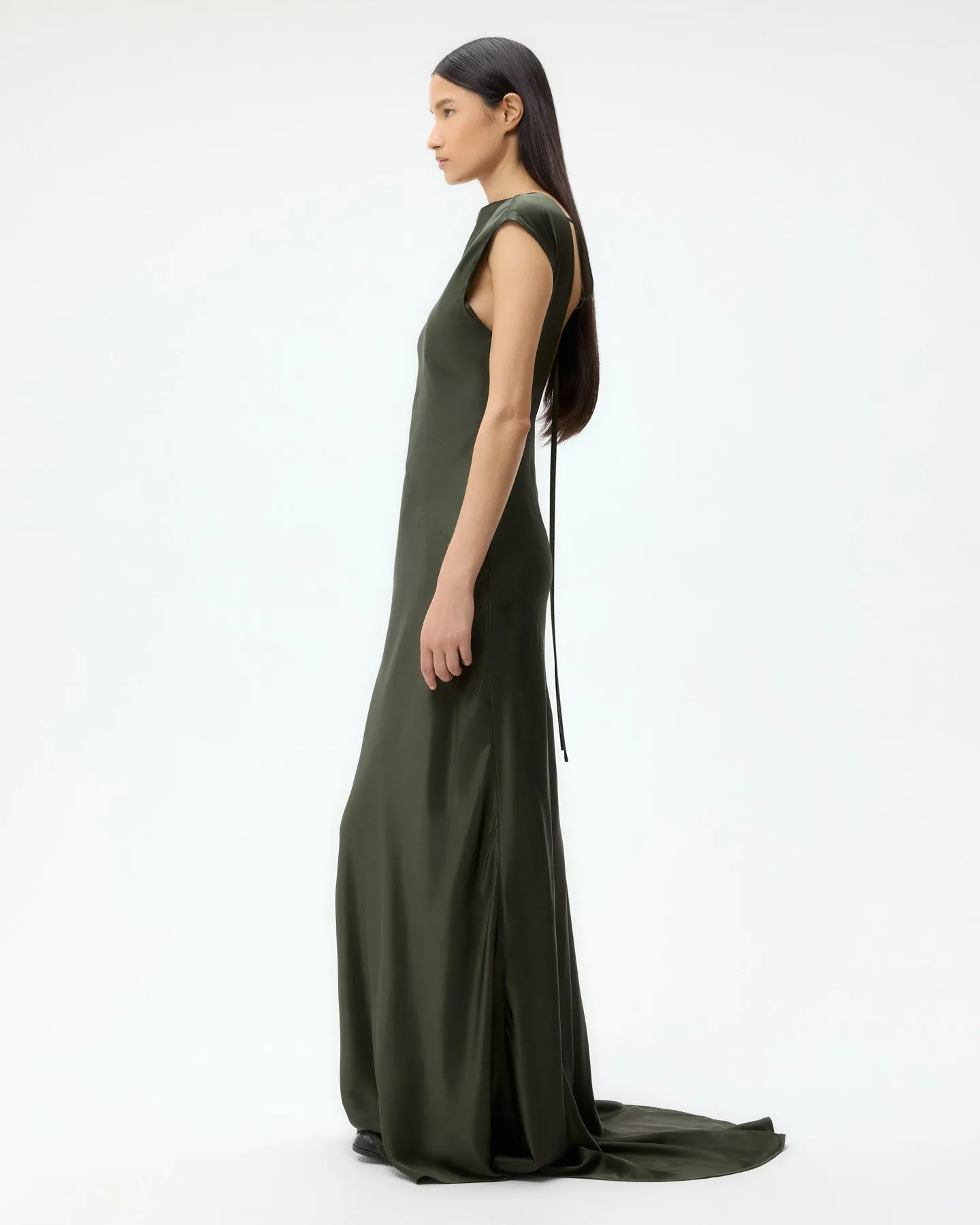 Back to You Dress in Shiny Satin sold by TWP CLOTHING product image thumbnail 4