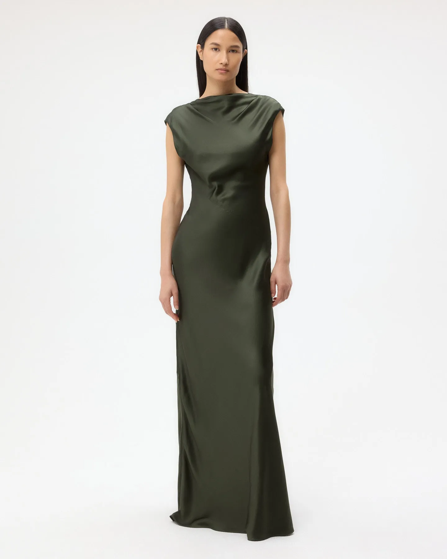 Back to You Dress in Shiny Satin sold by TWP CLOTHING product image thumbnail 2