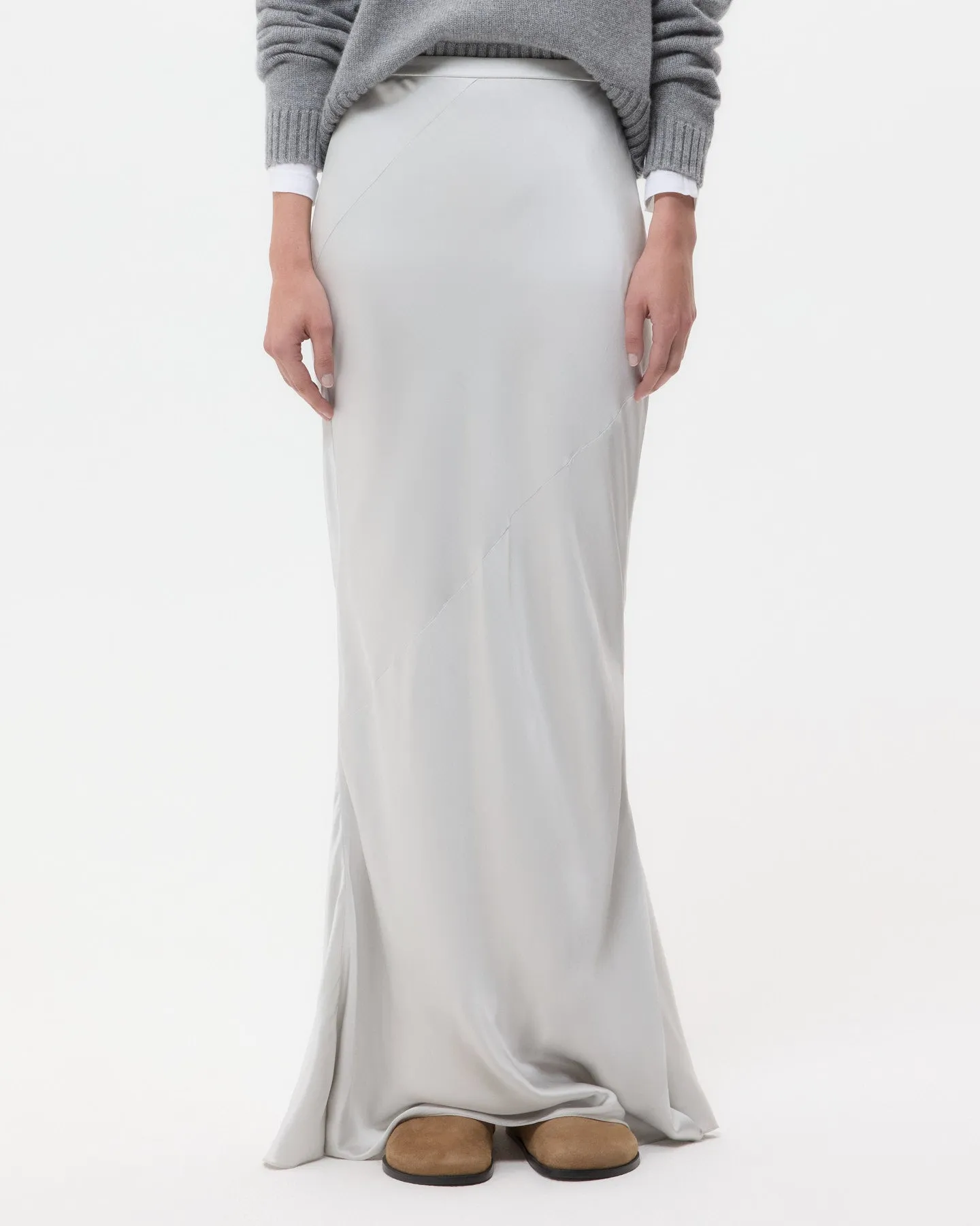 My Endless Love Skirt in Shiny Satin sold by TWP CLOTHING