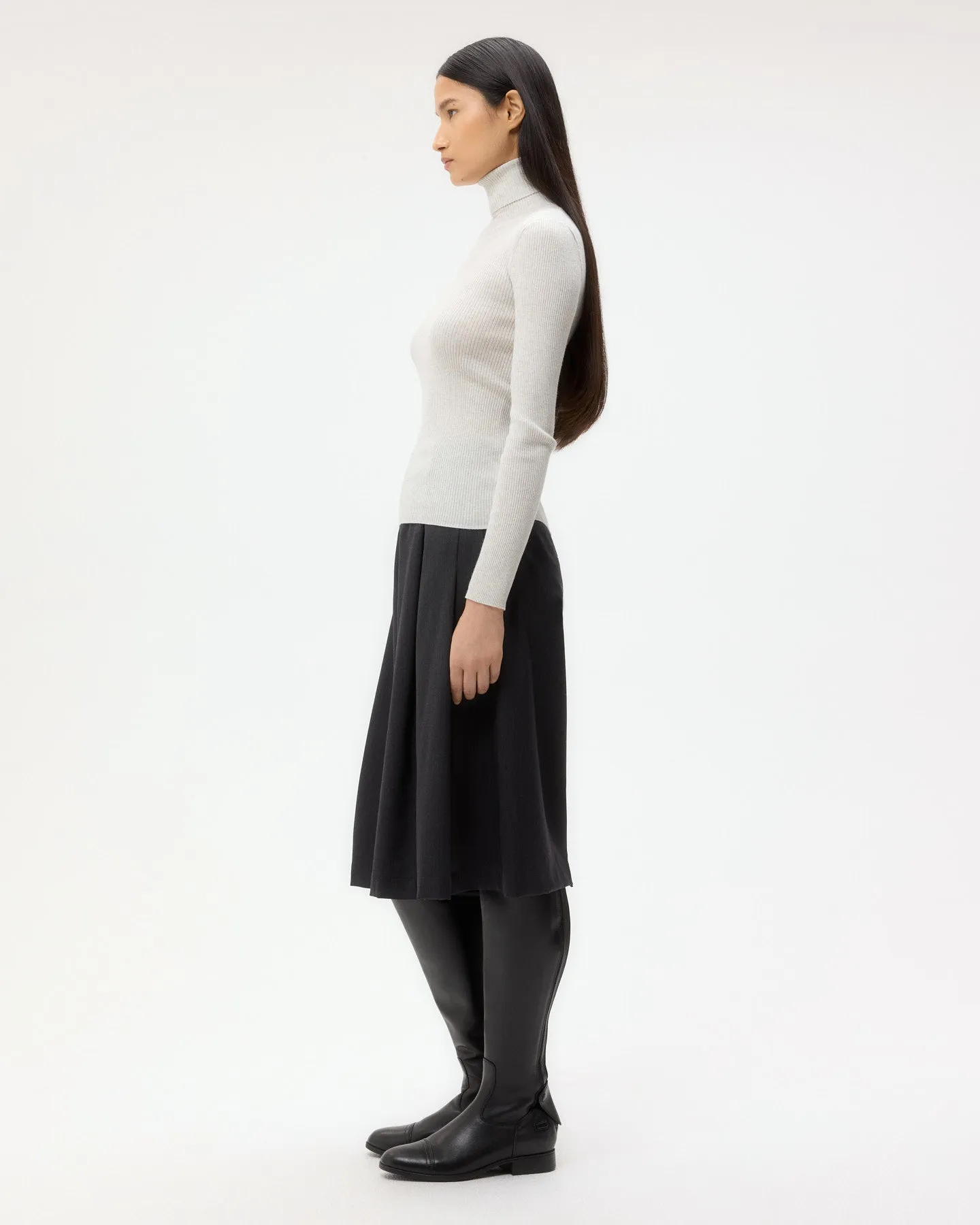 Knit Turtleneck in Merino Wool sold by TWP CLOTHING product image thumbnail 4