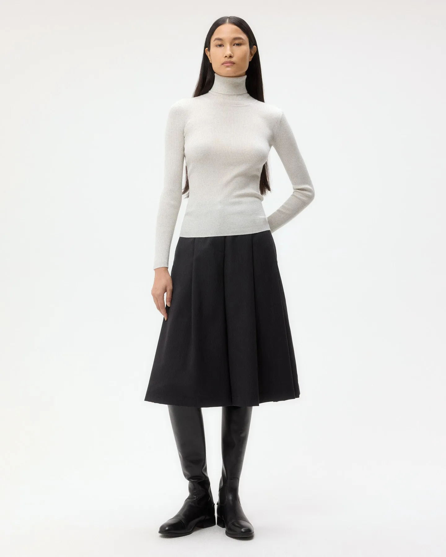 Knit Turtleneck in Merino Wool sold by TWP CLOTHING product image thumbnail 3