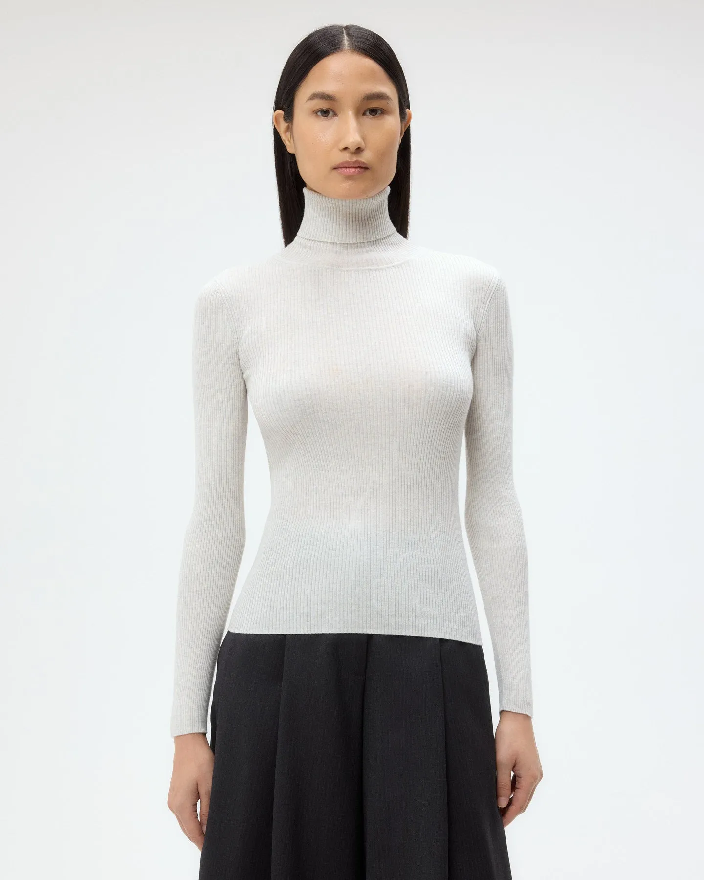 Knit Turtleneck in Merino Wool sold by TWP CLOTHING product image thumbnail 2