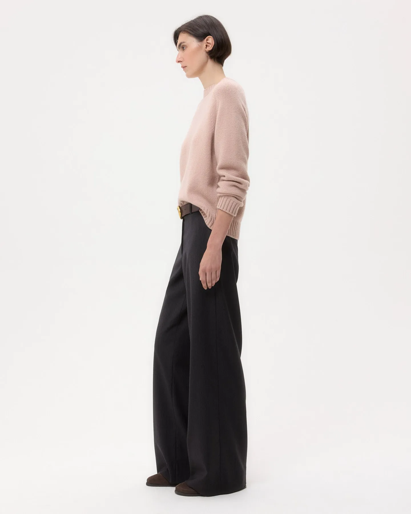 Downing Pant in Micro Herringbone Wool Suiting sold by TWP CLOTHING product image thumbnail 4