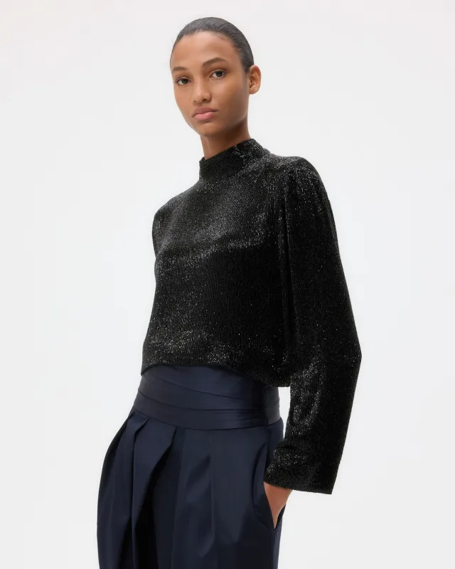 Reversible Topper in Crystals sold by TWP CLOTHING