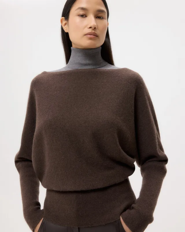Off The Shoulder Knit in Cashmere sold by TWP CLOTHING