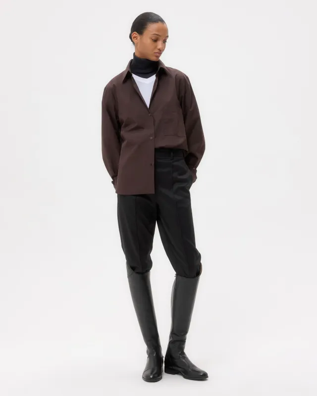 Next Morning Shirt in Super Compact Poplin sold by TWP CLOTHING