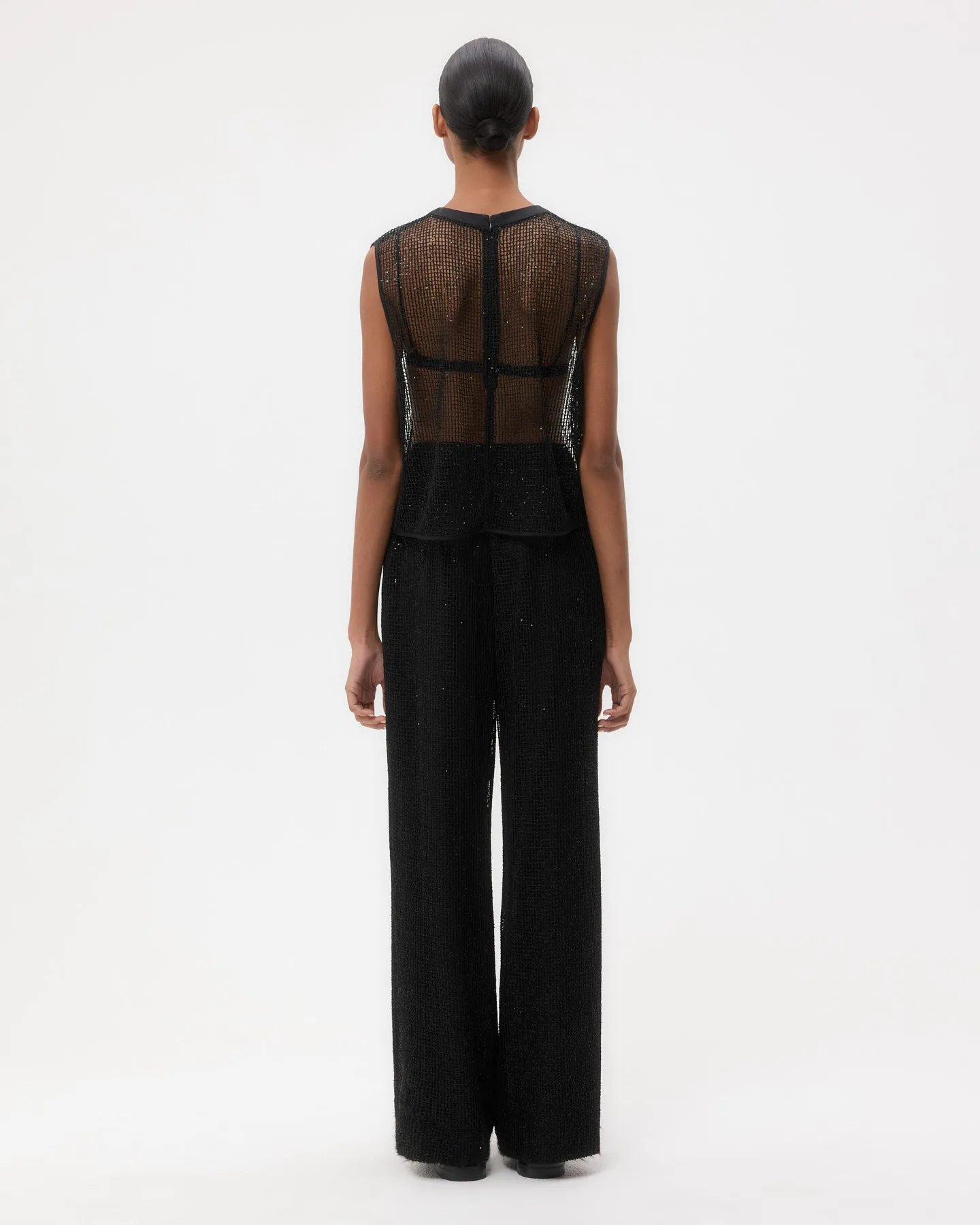 Sulli Pant in Mini Sequin Netting sold by TWP CLOTHING product image thumbnail 5