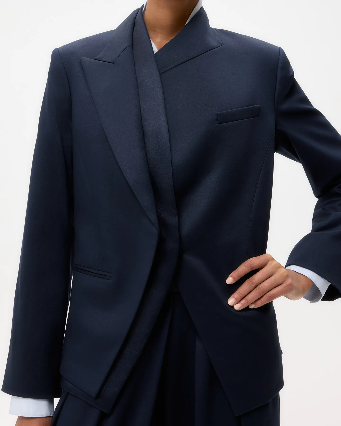 Mick's Wife Jacket in Italian Wool Twill sold by TWP CLOTHING