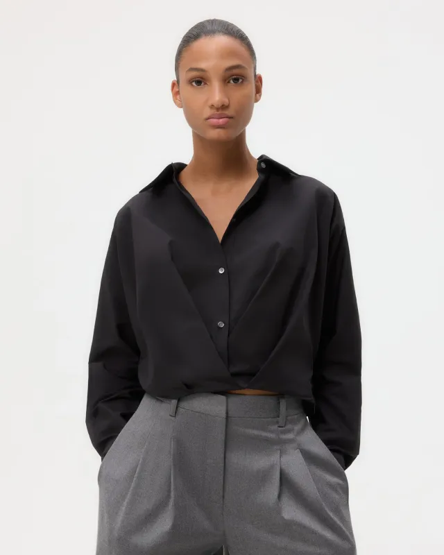 Taken Top in Super Compact Poplin sold by TWP CLOTHING