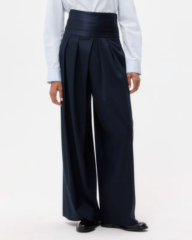 Delancey St. Pant in Silk Finish Twill sold by TWP CLOTHING