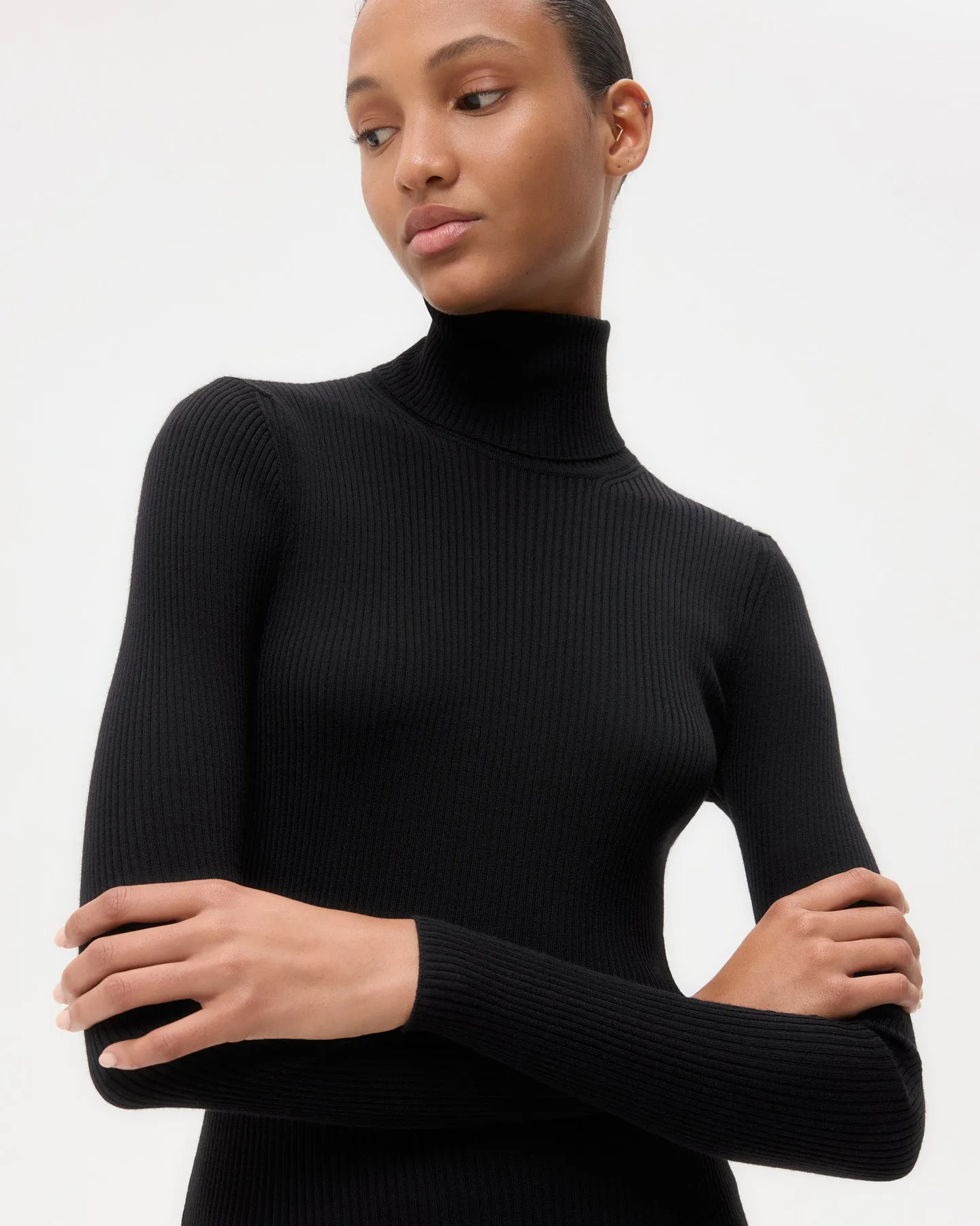 Knit Turtleneck in Merino Wool sold by TWP CLOTHING product image thumbnail 2