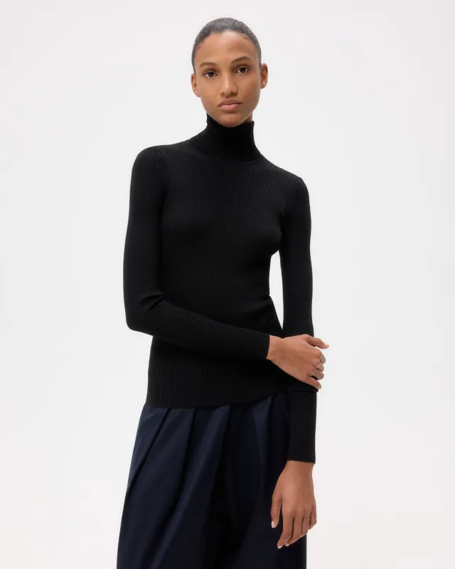Knit Turtleneck in Merino Wool sold by TWP CLOTHING