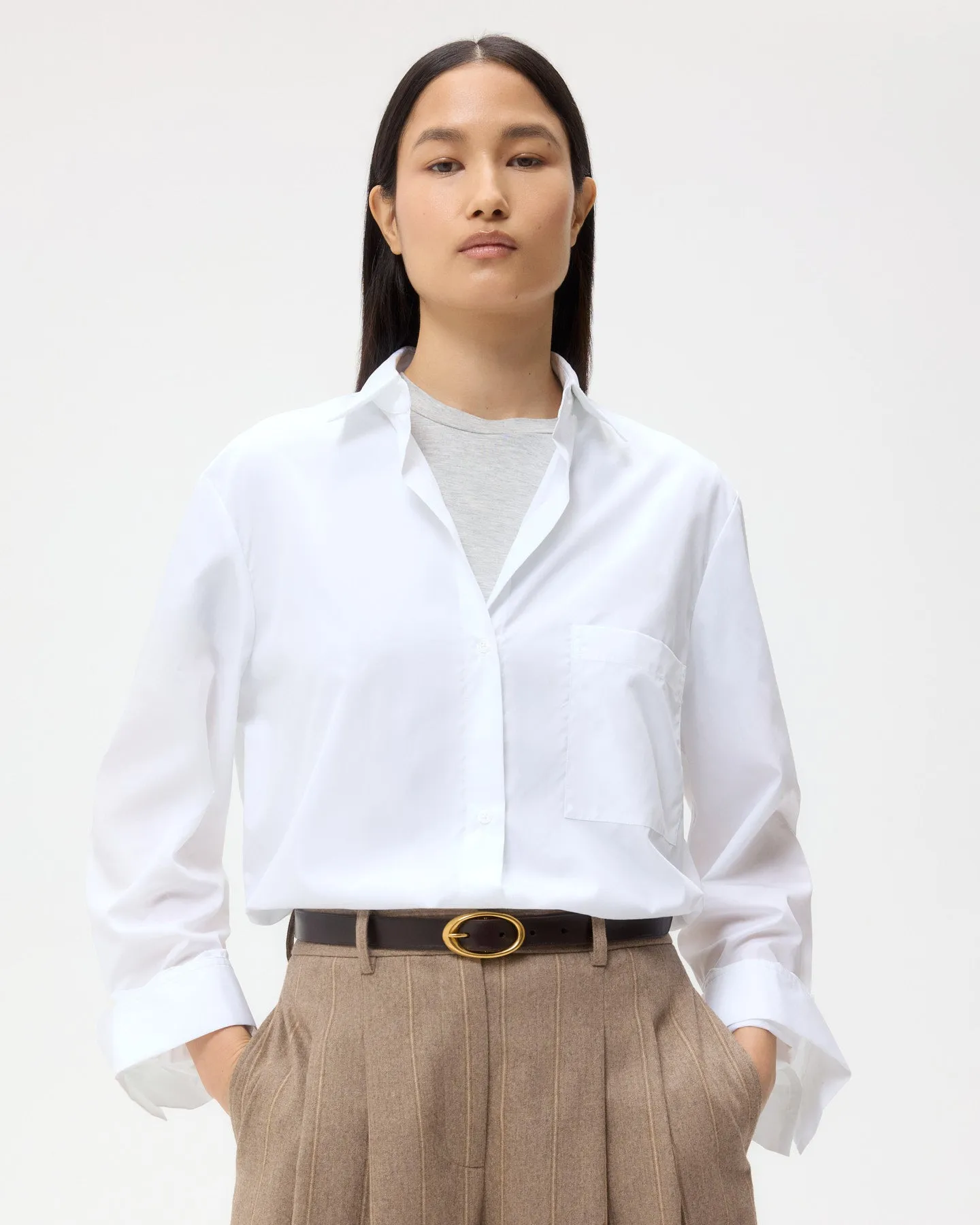 Next Morning Shirt in Cotton Poplin sold by TWP CLOTHING product image thumbnail 2