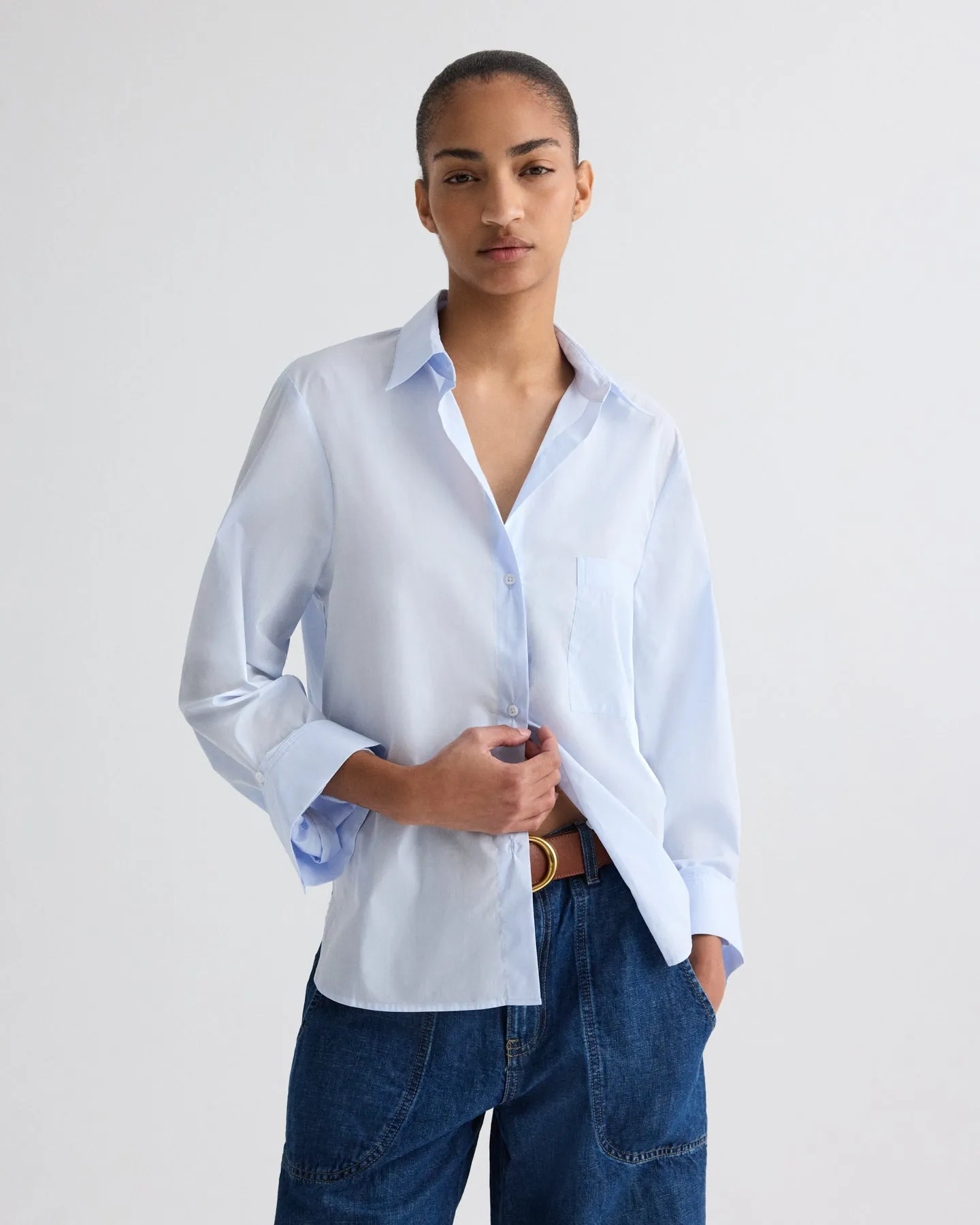 Next Morning Shirt in Superfine Cotton sold by TWP CLOTHING