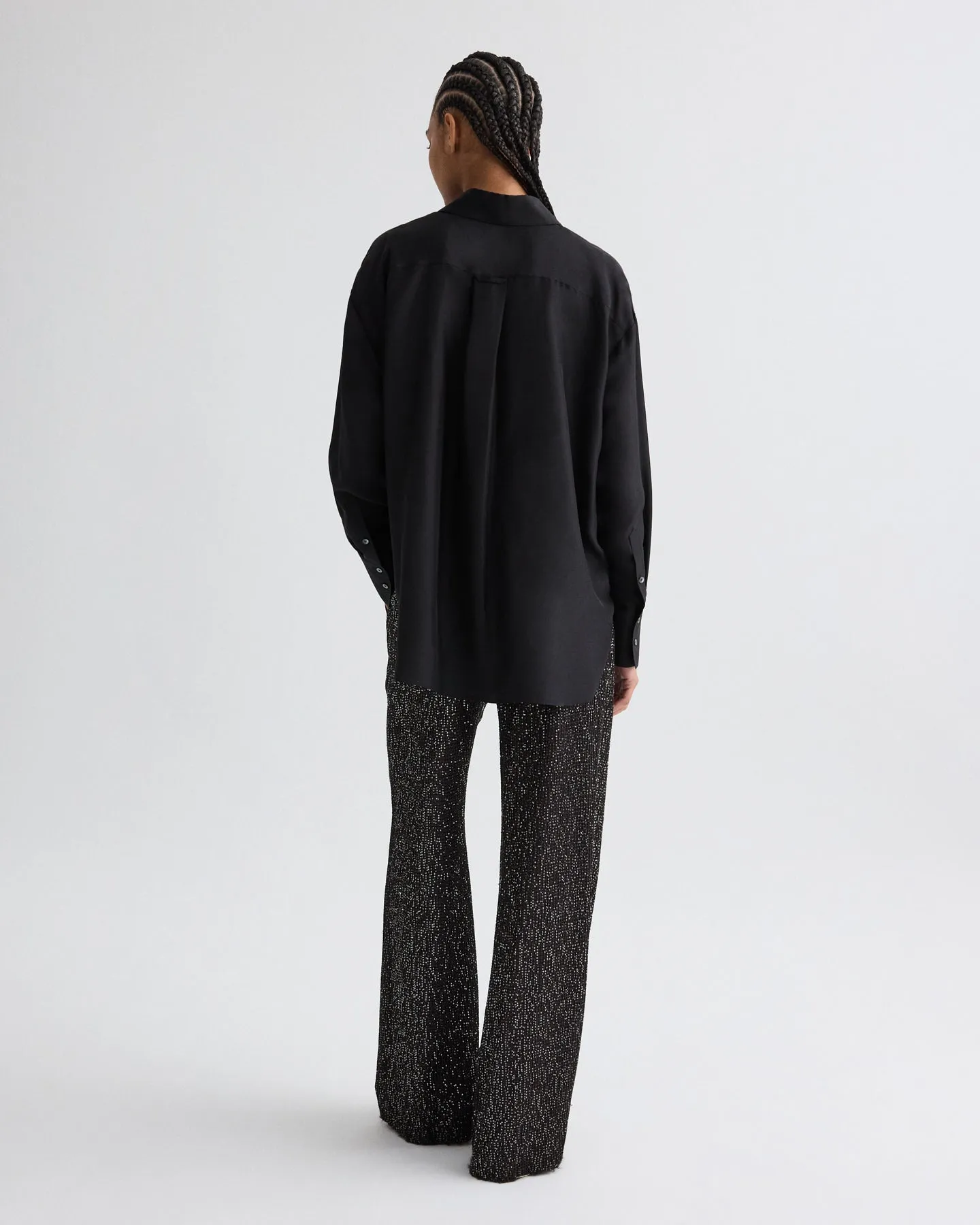 Sulli Pant in Mini Sequin Netting sold by TWP CLOTHING product image thumbnail 5