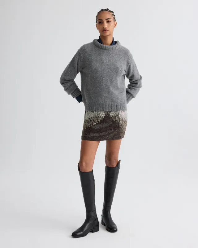 Minnies Skirt in Bugle Beads sold by TWP CLOTHING