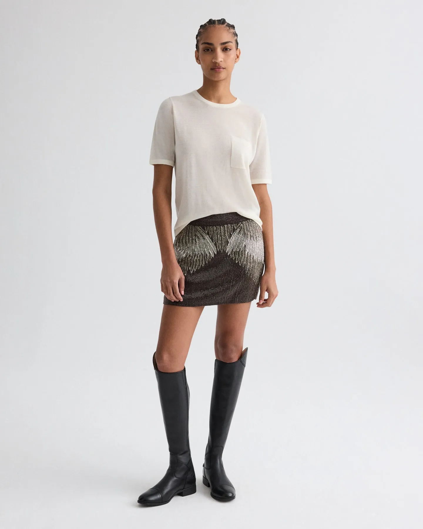 True Crewneck in Superfine Cashmere sold by TWP CLOTHING product image thumbnail 3