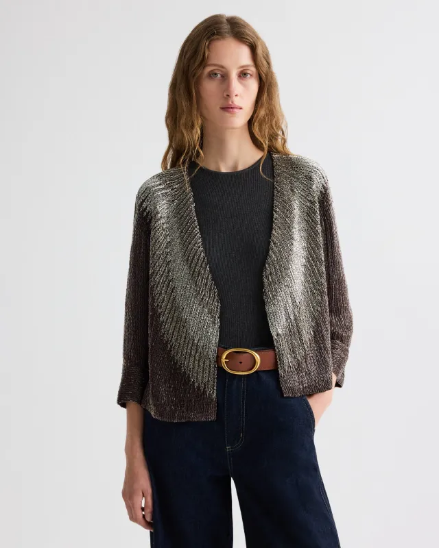 She Talks to Angels Jacket in Bugle Beads sold by TWP CLOTHING