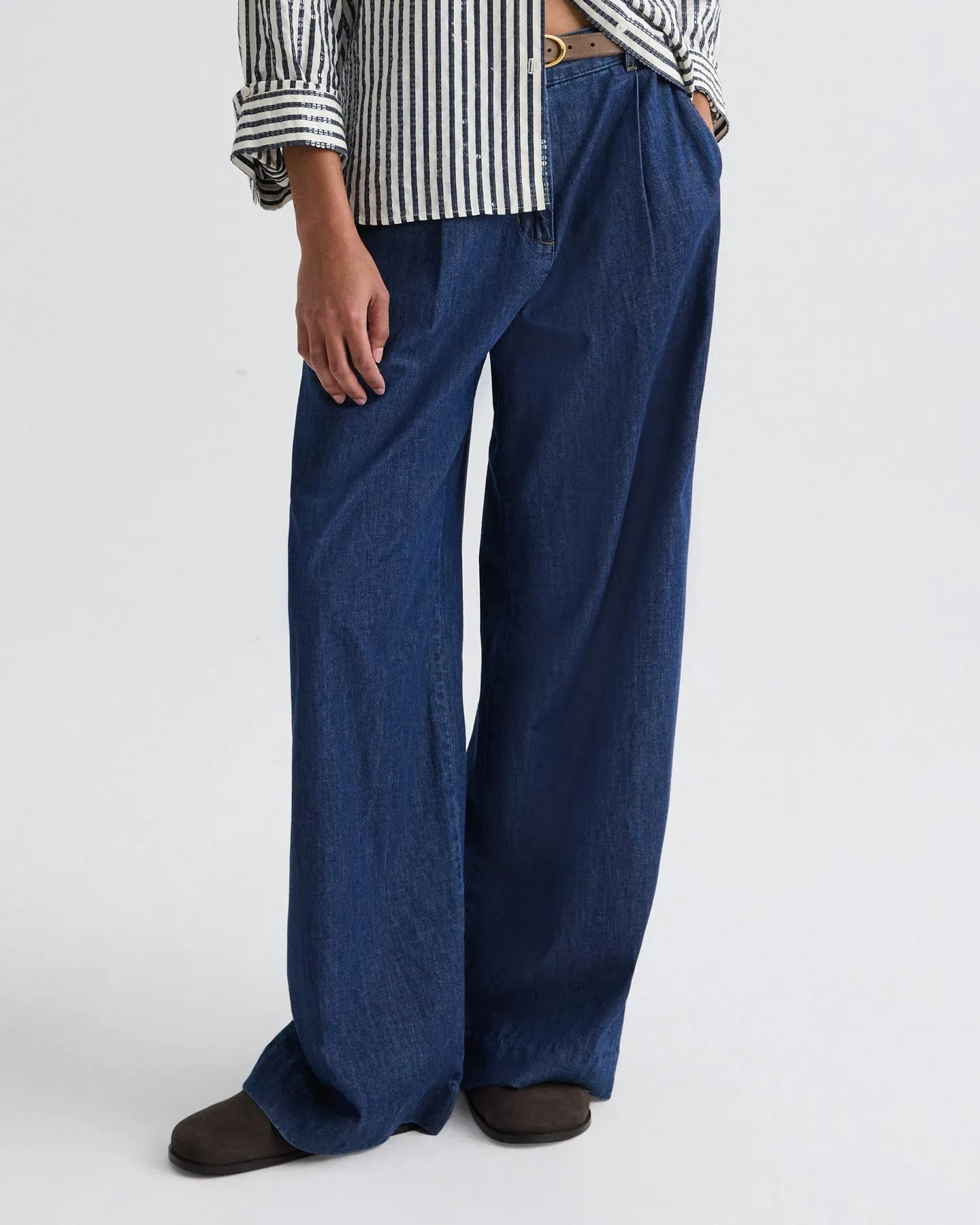Hudson St. Pant in Denim sold by TWP CLOTHING product image thumbnail 2