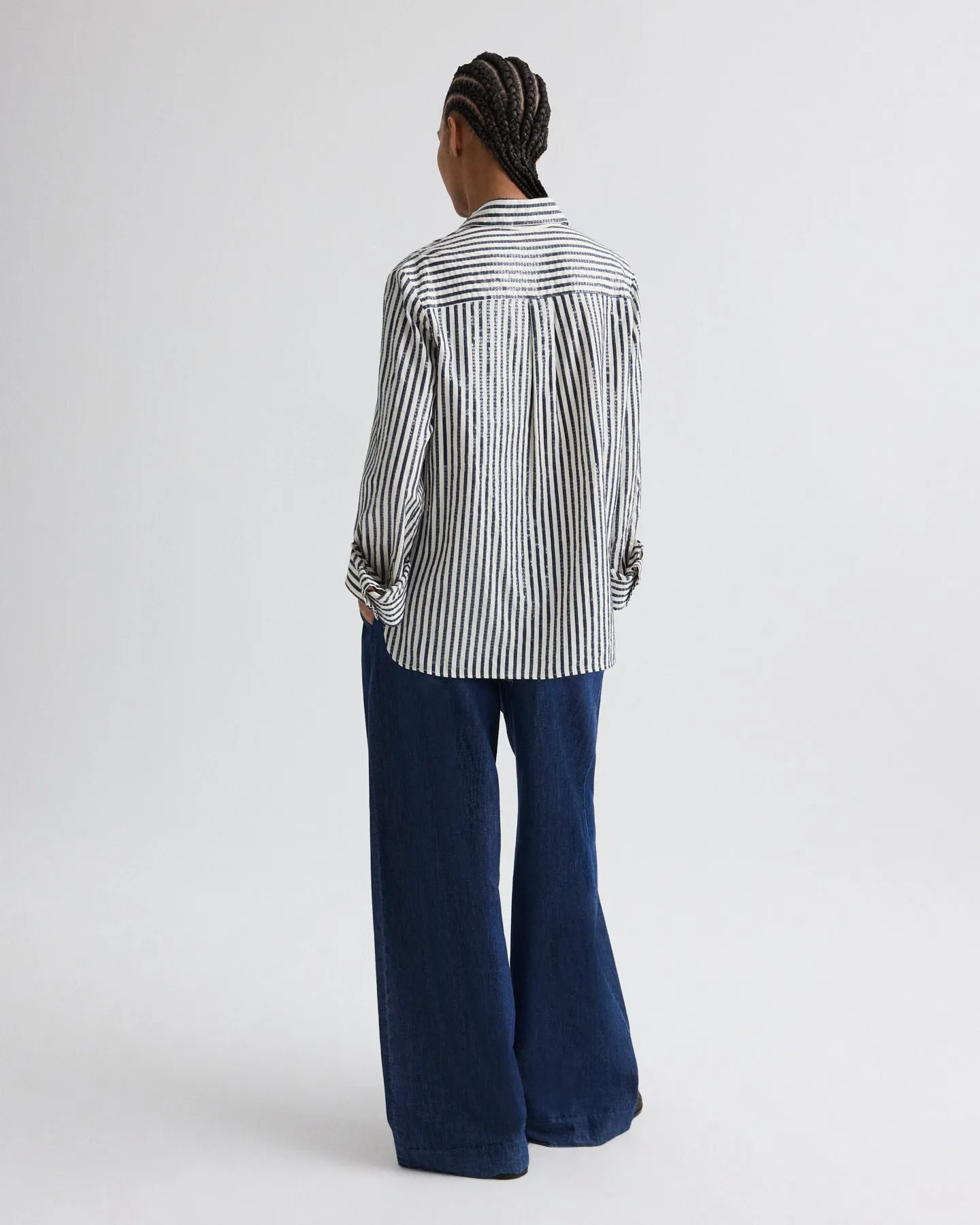 Hudson St. Pant in Denim sold by TWP CLOTHING product image thumbnail 4