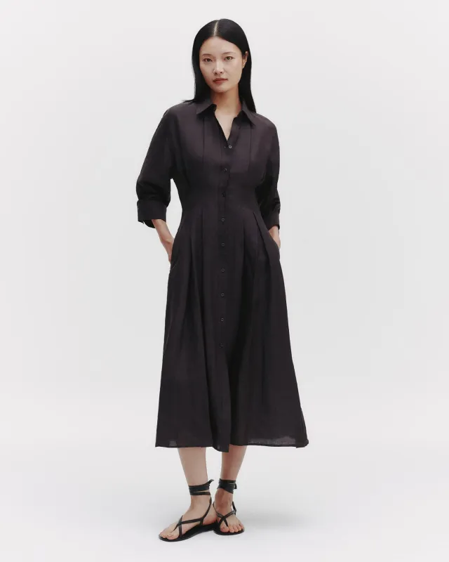 M Dress in Delave Linen sold by TWP CLOTHING
